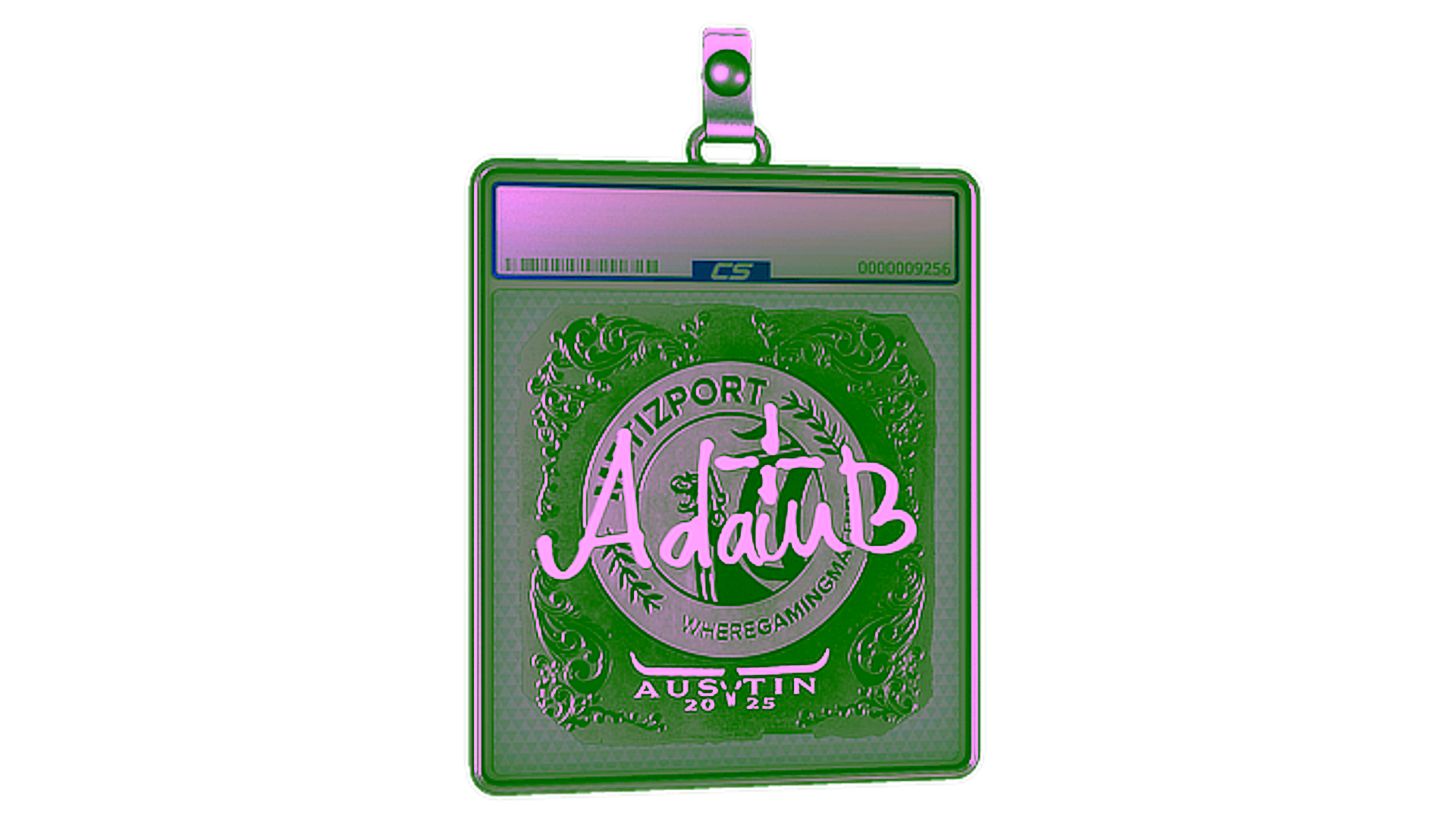 Affichage pour Sticker Slab | adamb (Foil) | Austin 2025