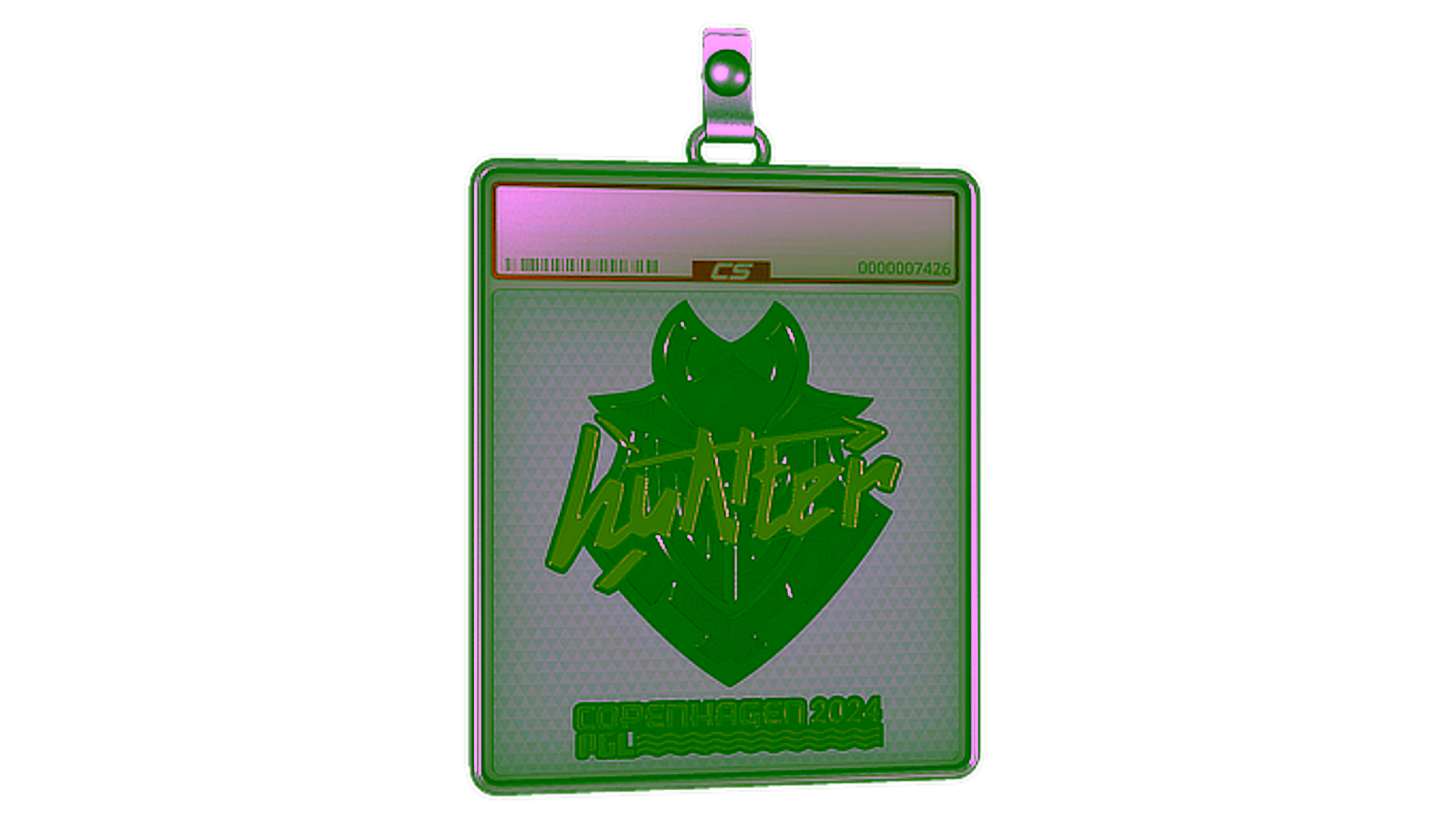 Mostrar para Sticker Slab | huNter- (Gold) | Copenhagen 2024