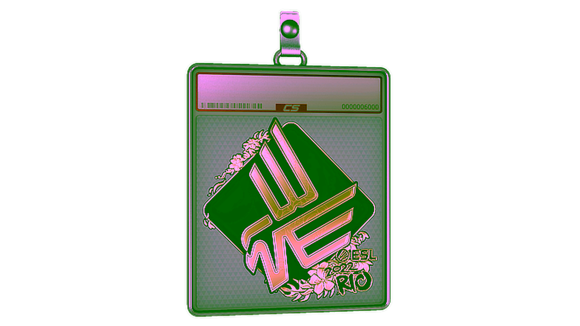 Display for Sticker Slab | Bad News Eagles (Gold) | Rio 2022