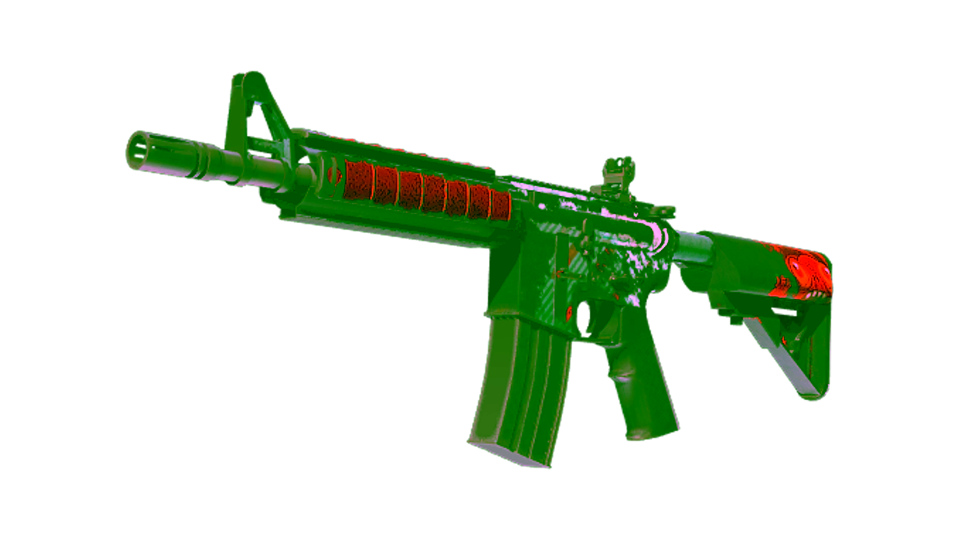 Affichage pour StatTrak™ M4A4 | Bullet Rain (Battle-Scarred)