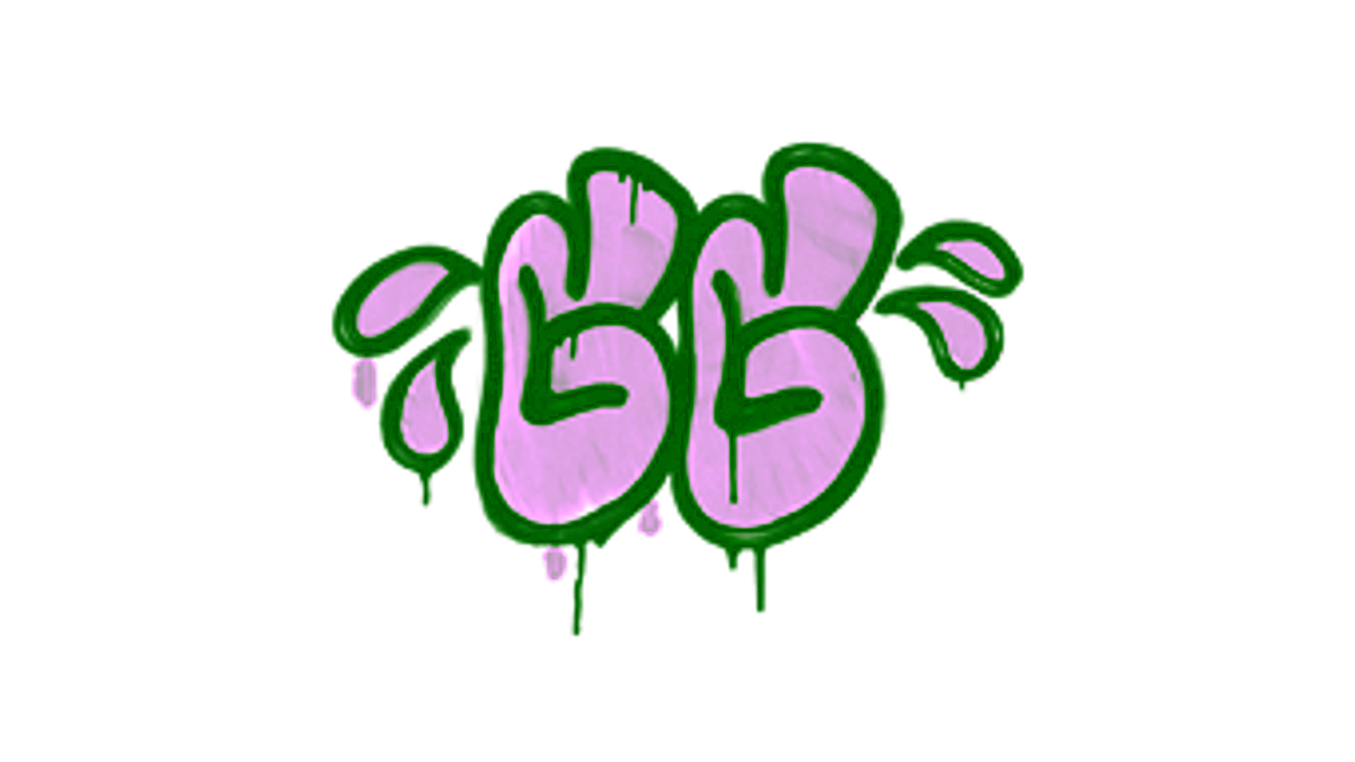 Display for Sealed Graffiti | GGWP (Cash Green)