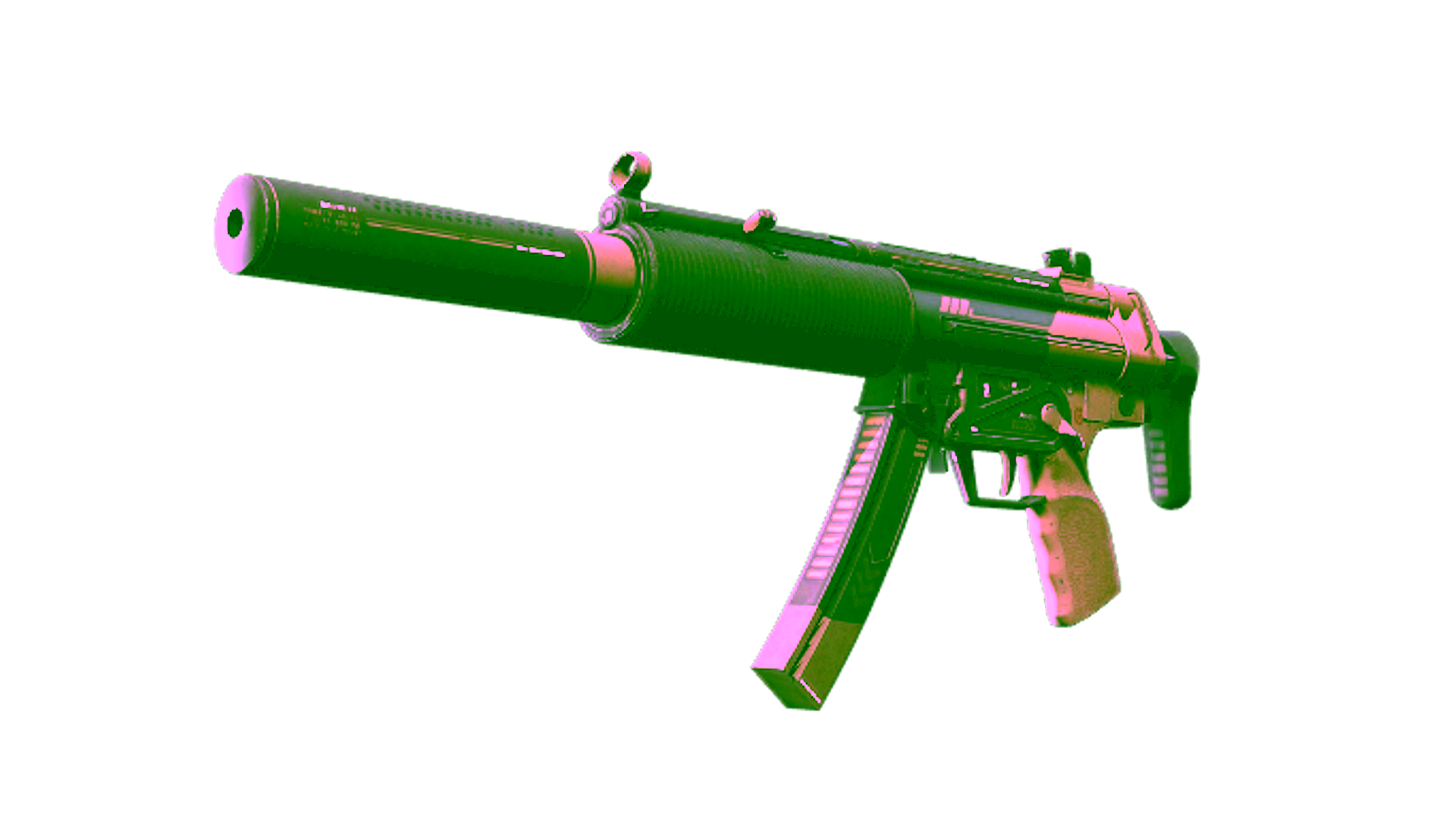 Visar för StatTrak™ MP5-SD | Desert Strike (Well-Worn)