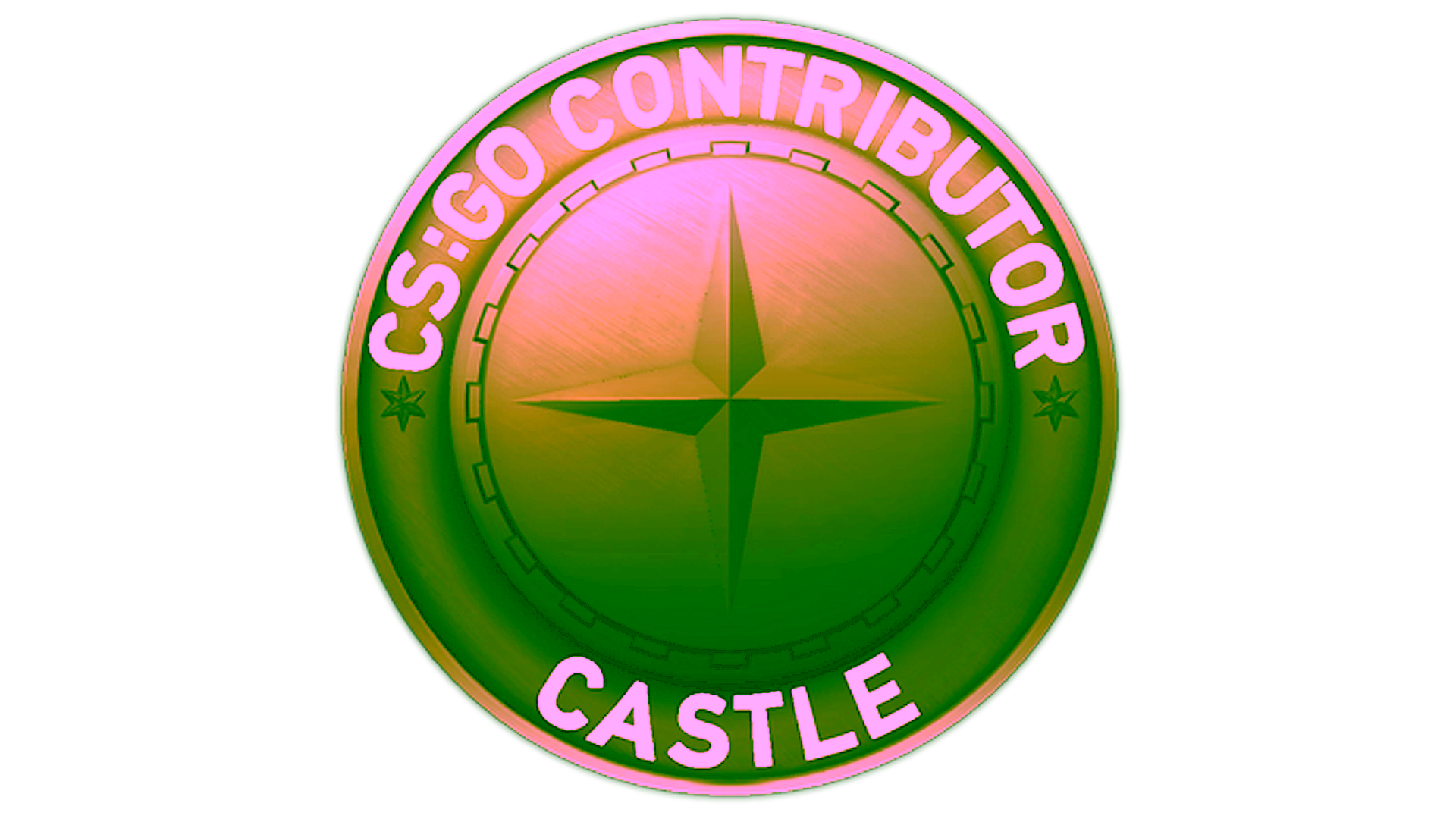 Display for Castle Map Coin