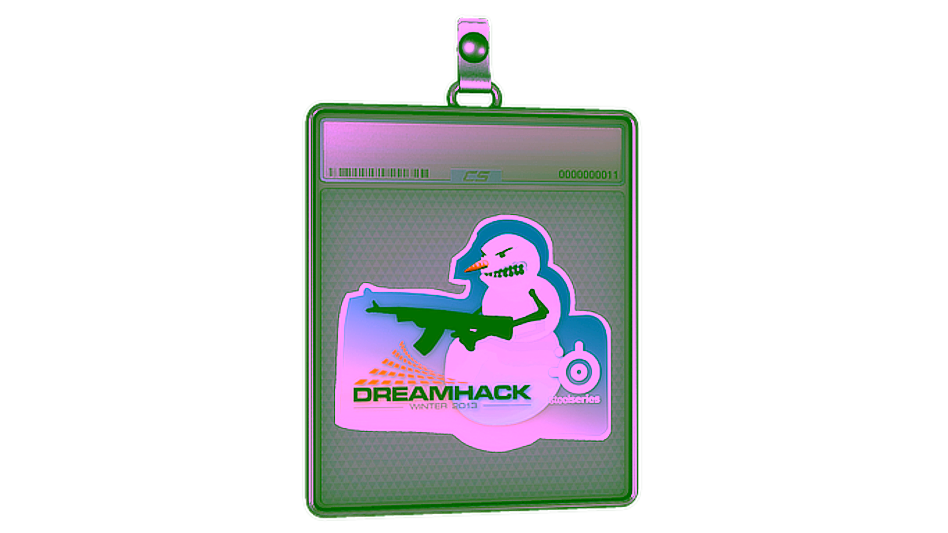 Display for Sticker Slab | Frosty the Hitman