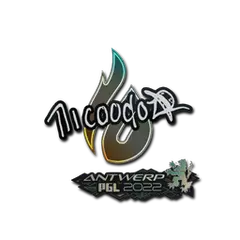 Sticker nicoodoz Antwerp 2022