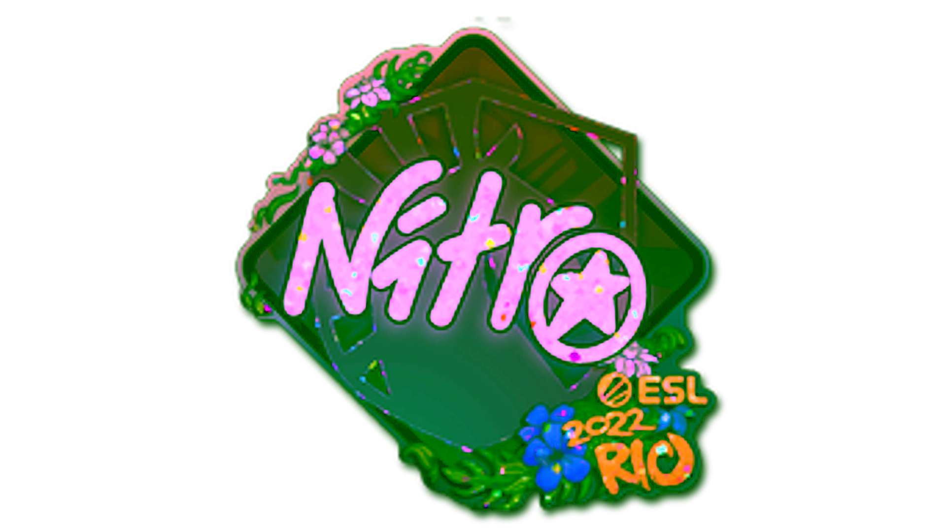Rodyti Sticker | nitr0 (Glitter) | Rio 2022