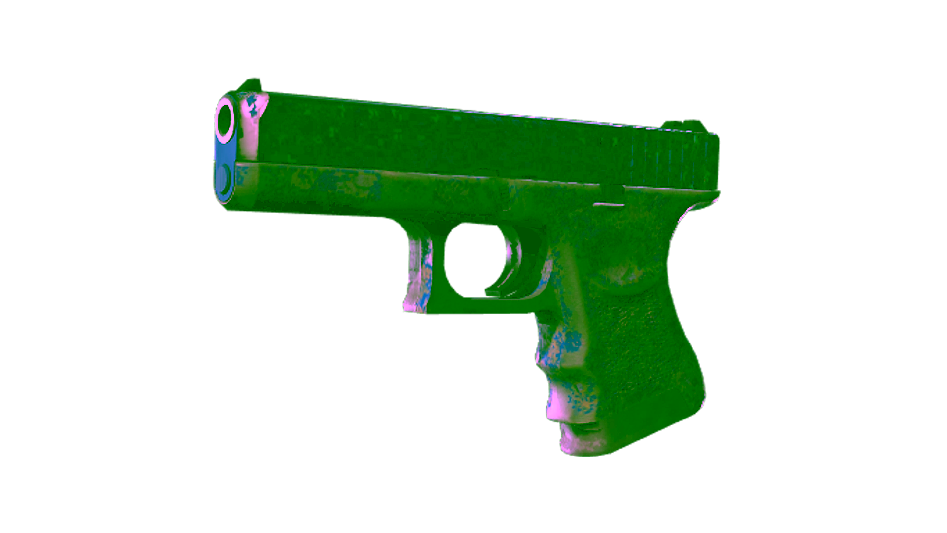 Display for Glock-18 | Blue Fissure (Battle-Scarred)