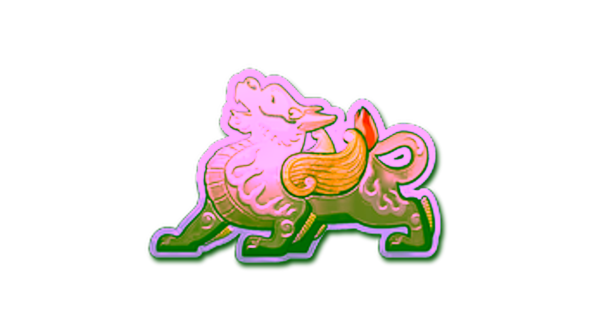 Display for Sticker | Pixiu (Foil)