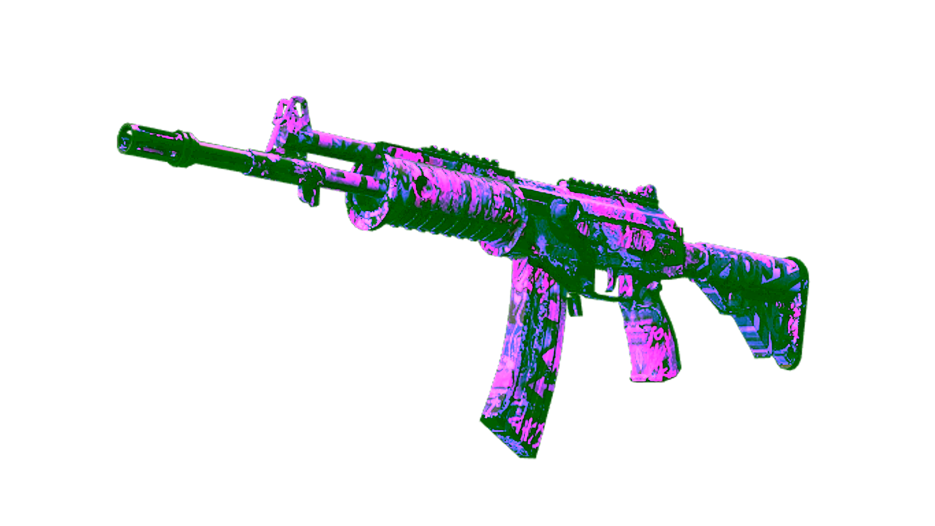 Display for Souvenir Galil AR | Phoenix Blacklight (Well-Worn)