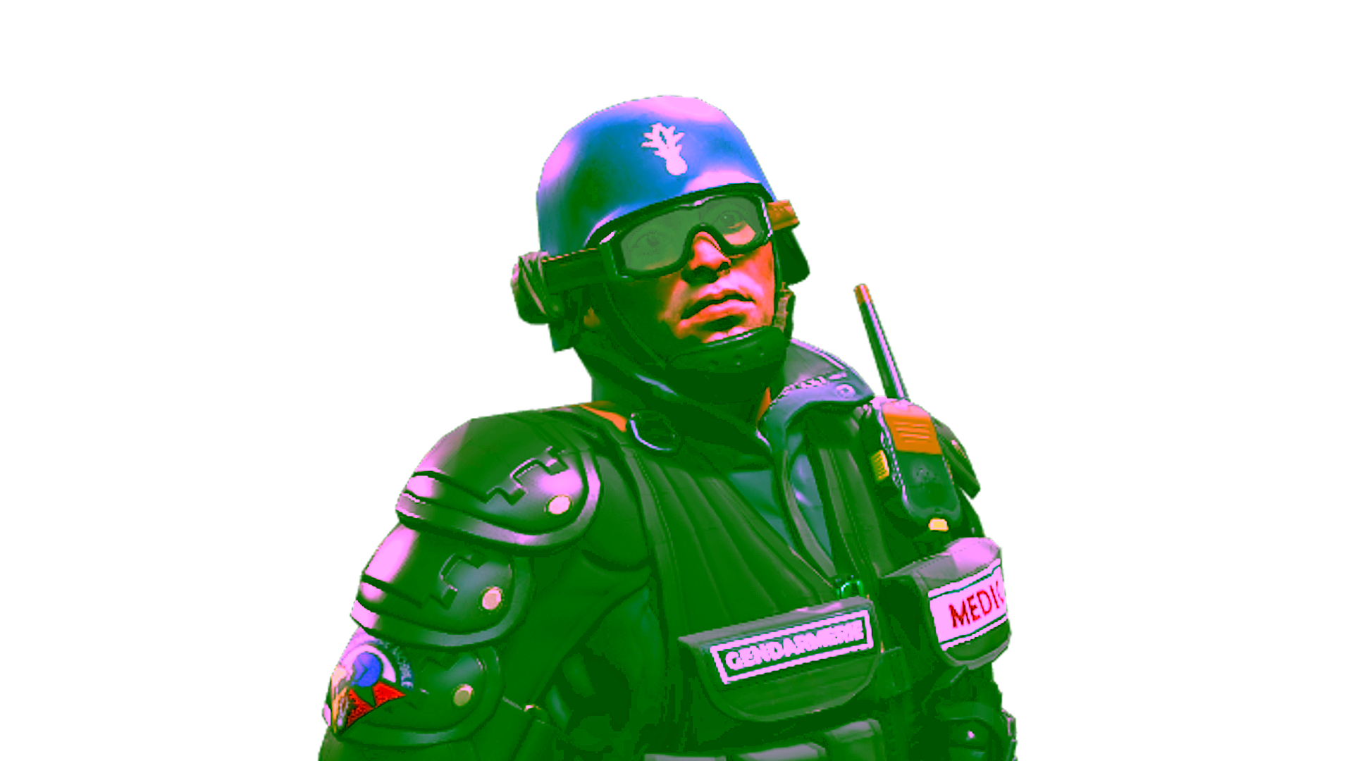 Display for Sous-Lieutenant Medic | Gendarmerie Nationale