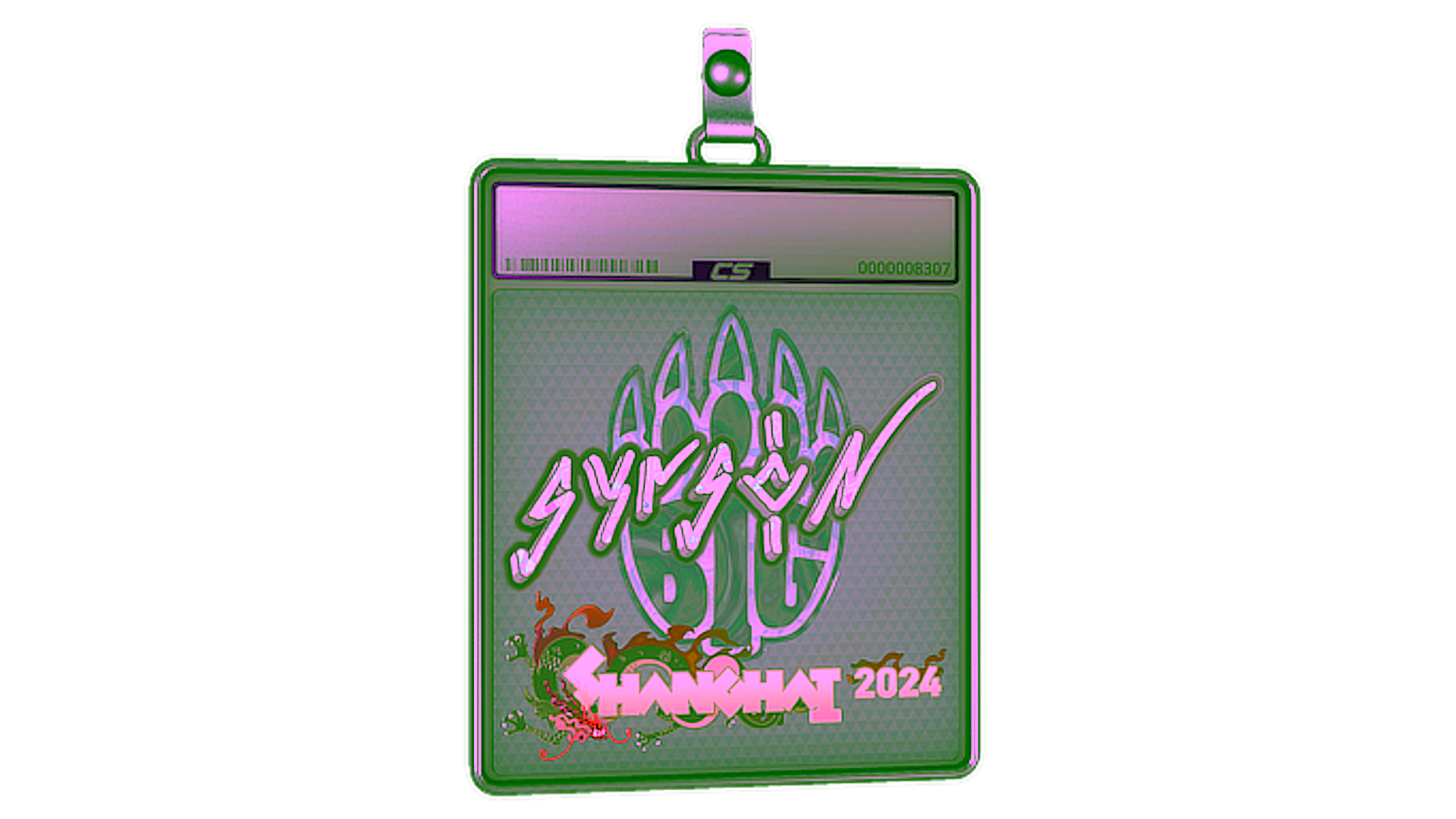 Display for Sticker Slab | syrsoN (Holo) | Shanghai 2024