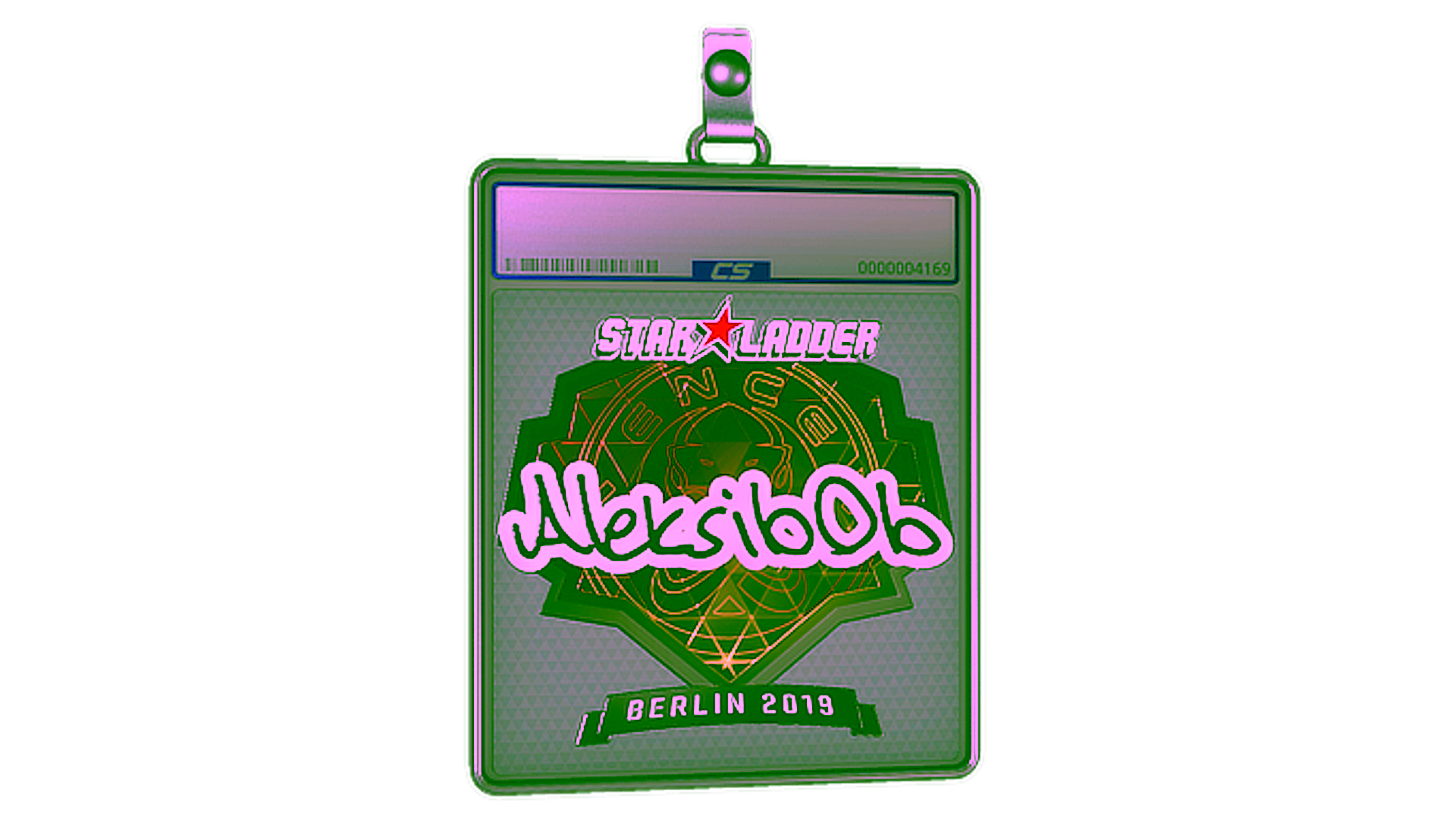 Display for Sticker Slab | Aleksib (Foil) | Berlin 2019