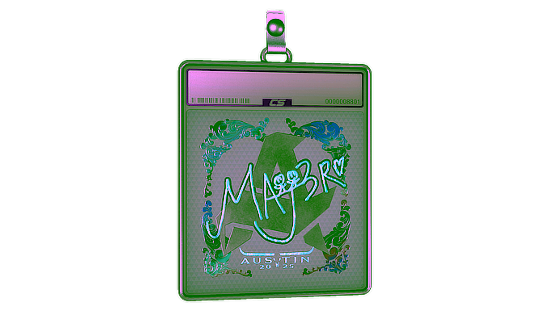 Дисплей для Sticker Slab | MAJ3R (Holo) | Austin 2025