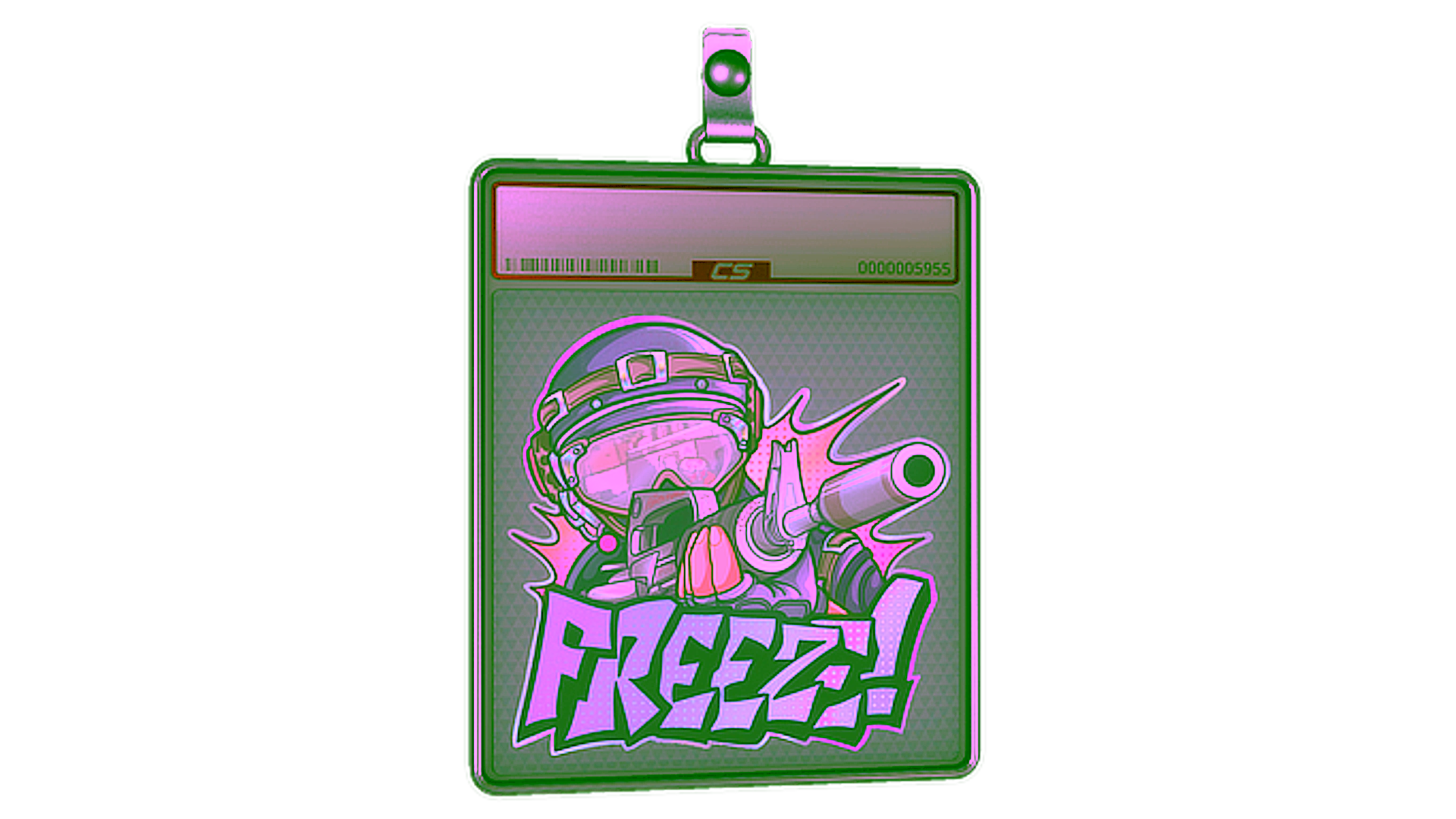 Anzeige für Sticker Slab | Freeze (Lenticular)