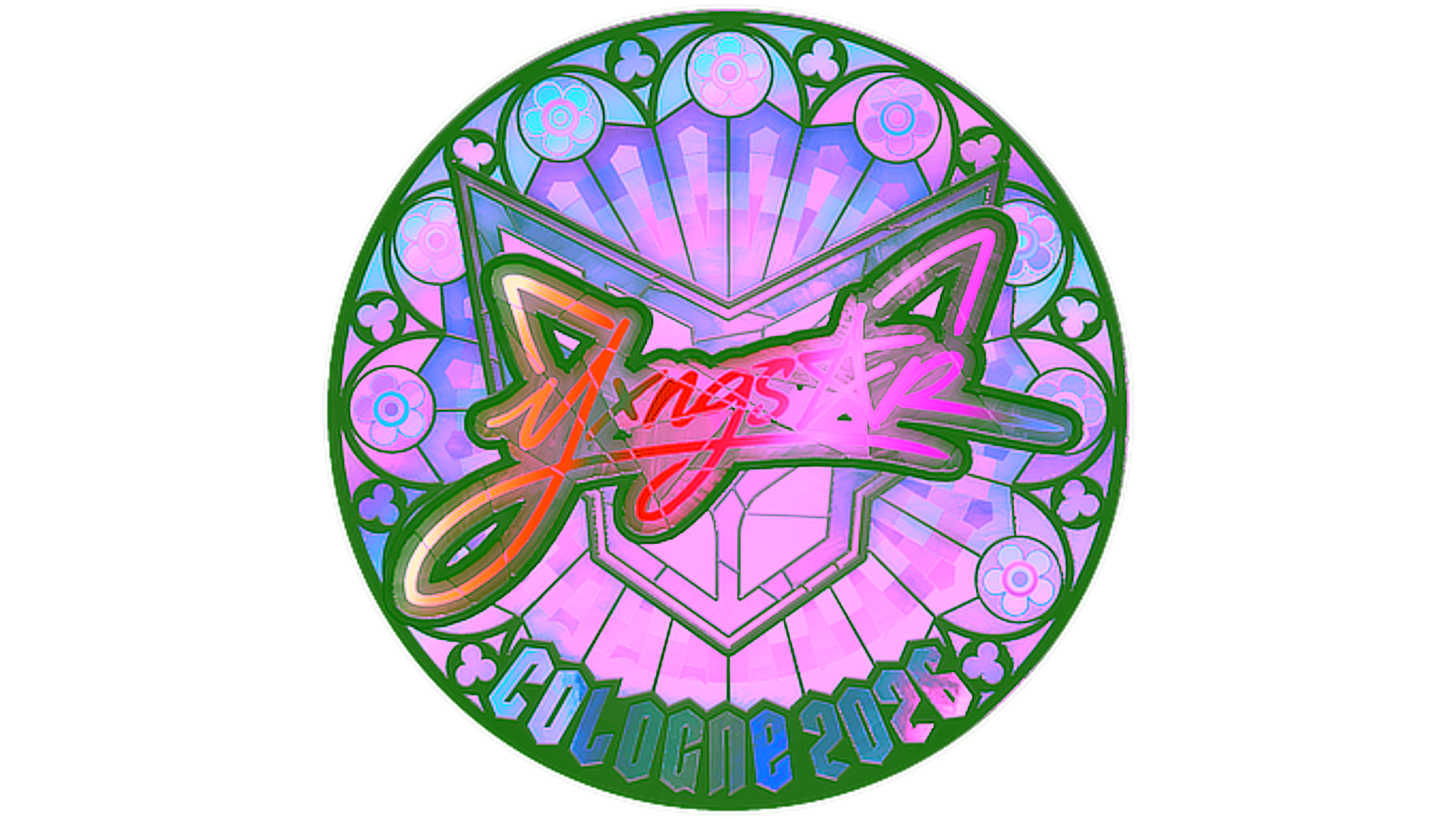 Display for Sticker | yxngstxr (Holo) | Cologne 2026