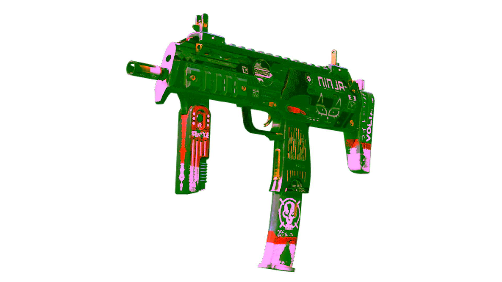 Display for StatTrak™ MP7 | Bloodsport (Well-Worn)