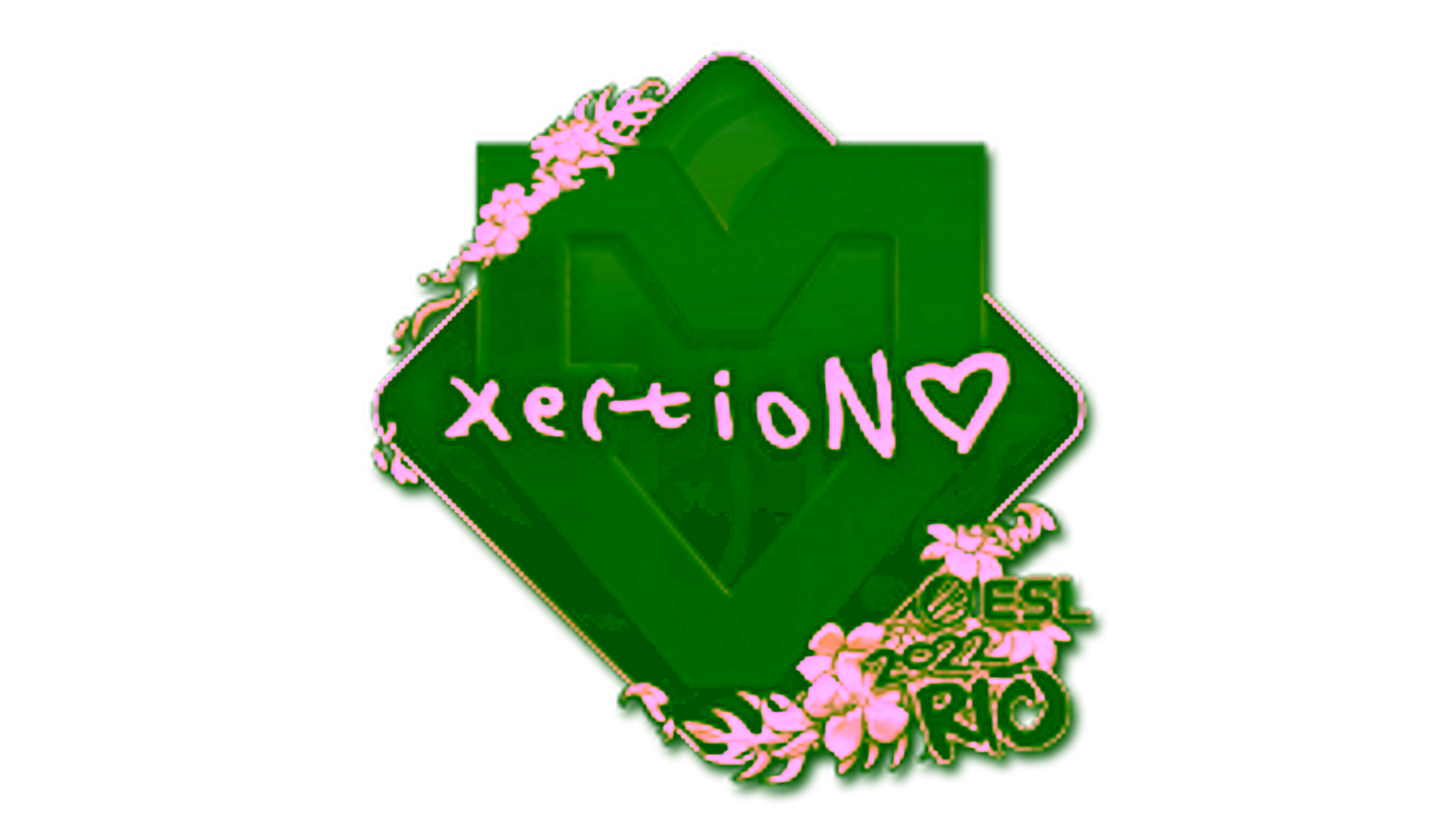 Display for Sticker | xertioN (Gold) | Rio 2022