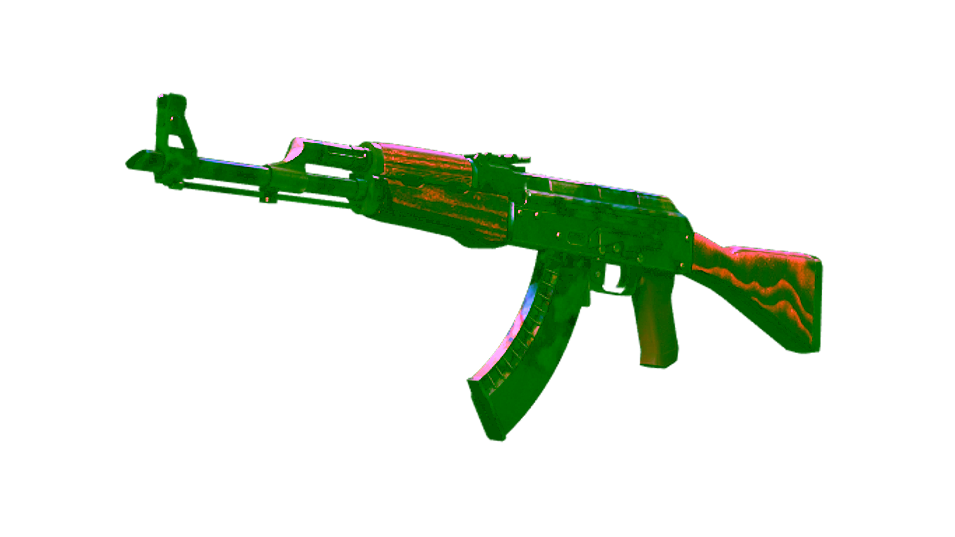 Display for StatTrak™ AK-47 | Case Hardened (Battle-Scarred)