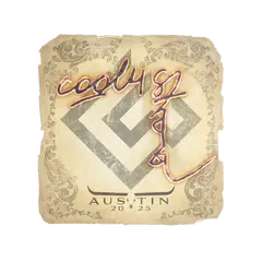 Sticker cool4st Austin 2025