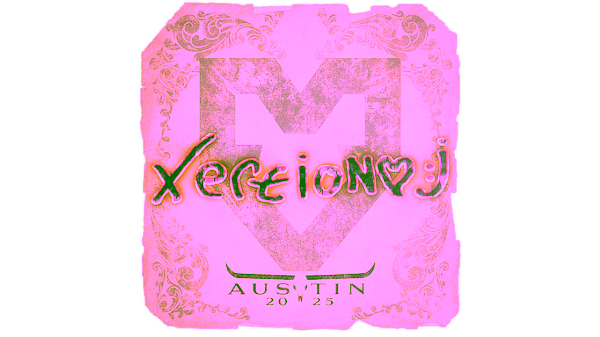 Display for Sticker | xertioN | Austin 2025