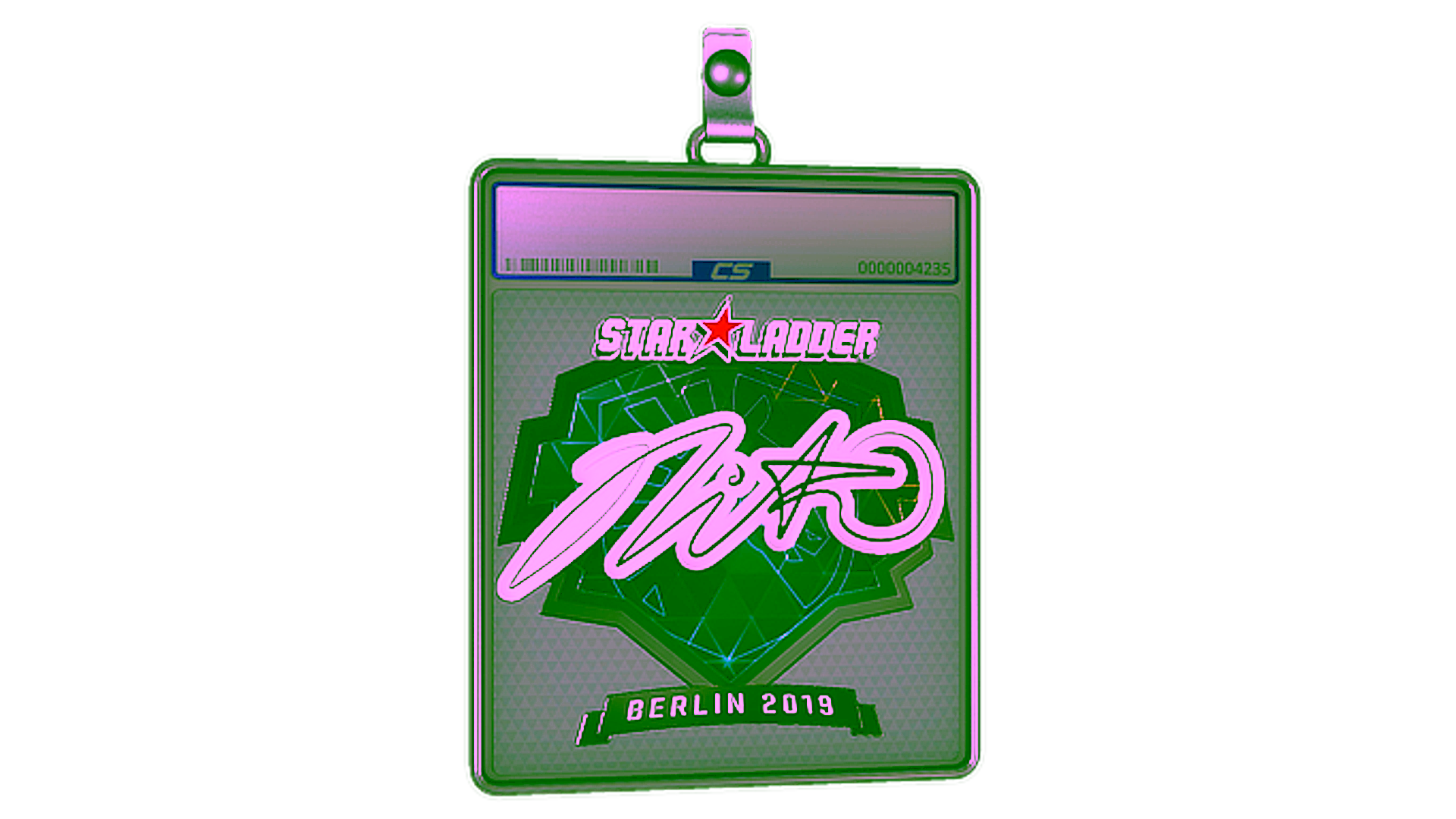 Display for Sticker Slab | nitr0 (Foil) | Berlin 2019