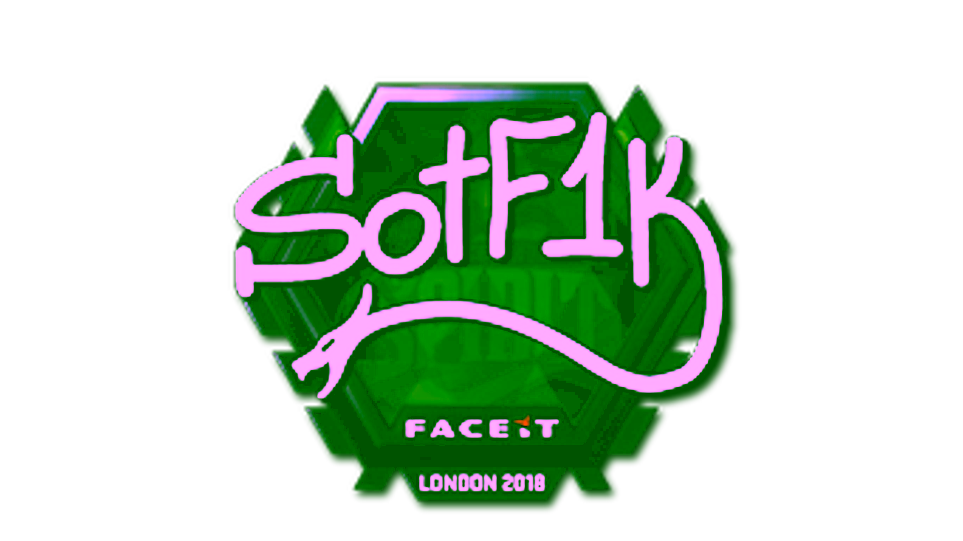 Display for Sticker | S0tF1k (Foil) | London 2018
