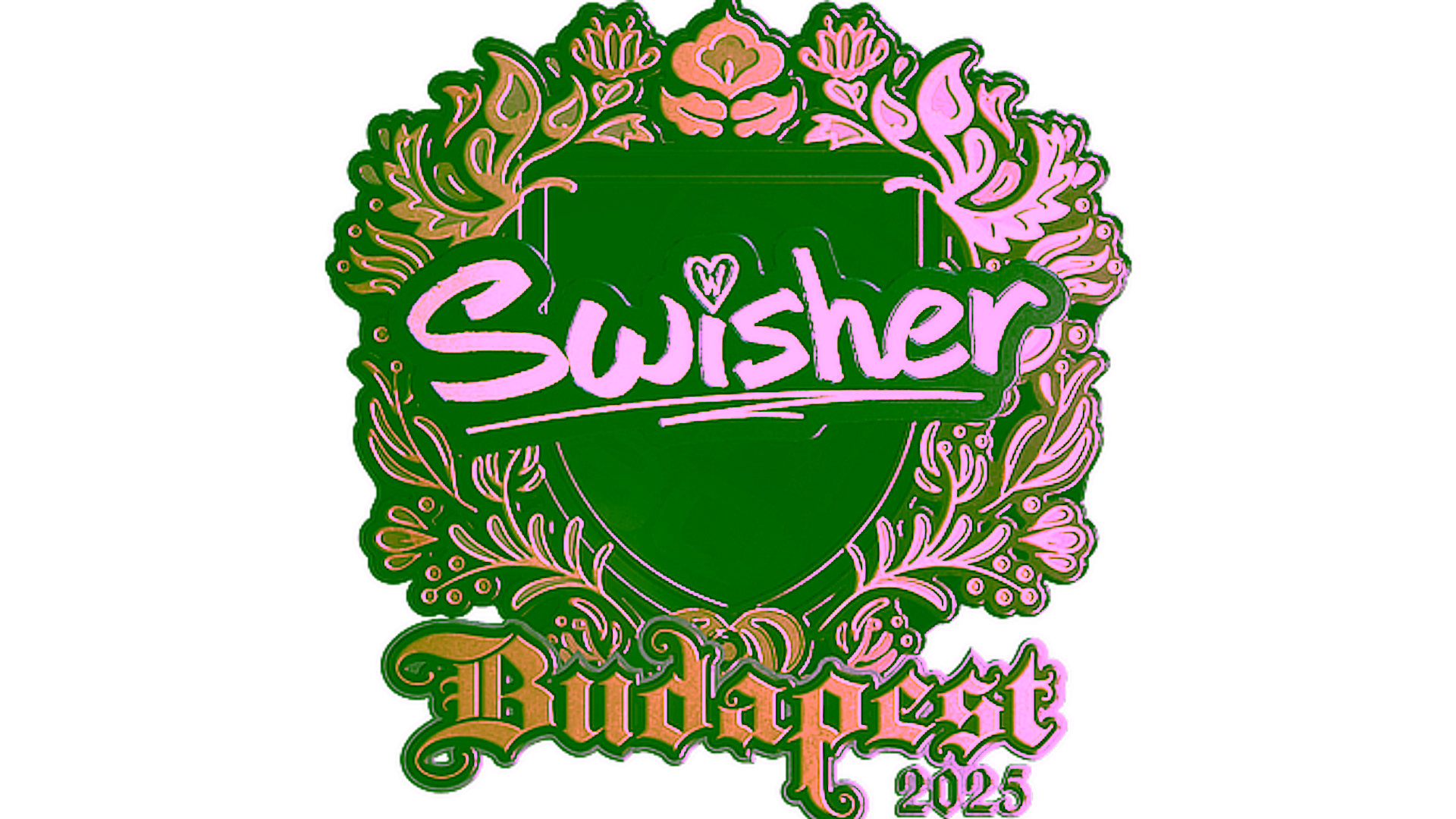 Display for Sticker | Swisher (Gold) | Budapest 2025