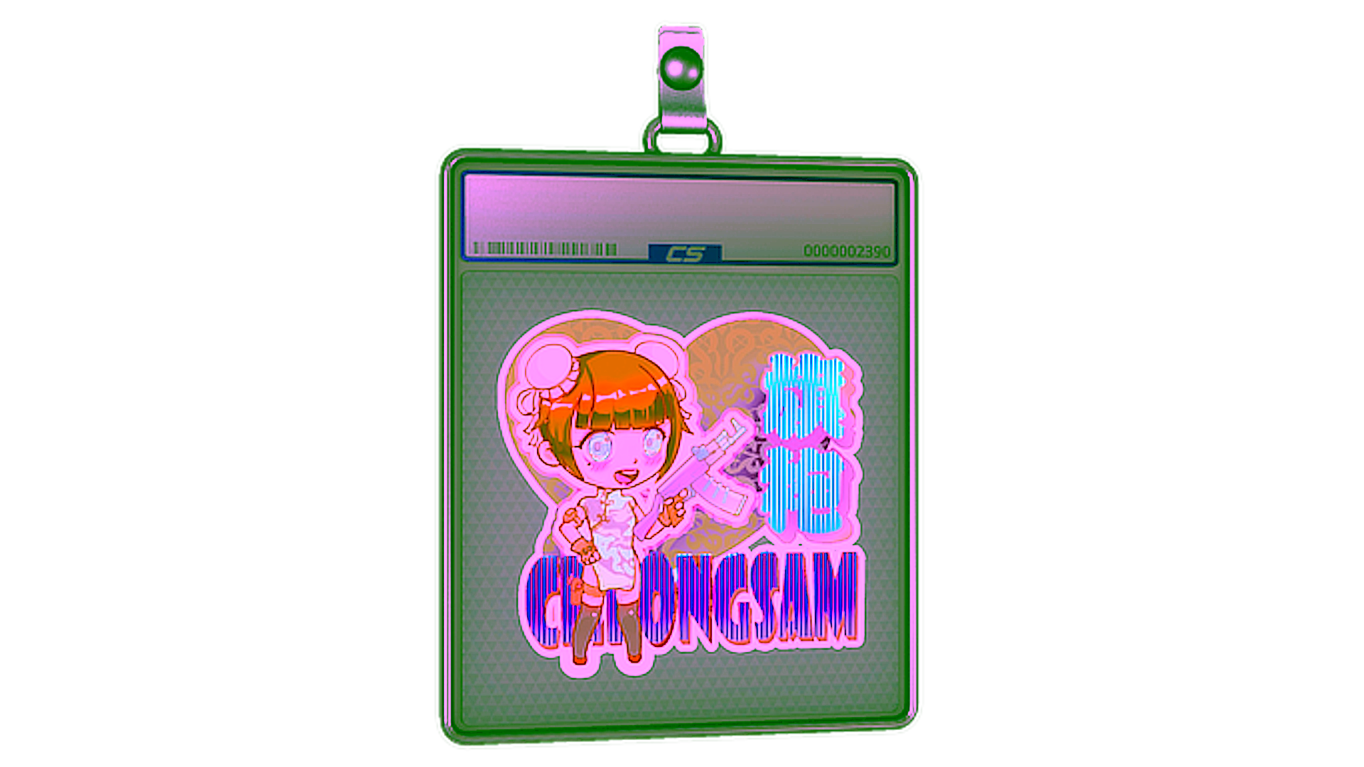 عرض لـ Sticker Slab | Cheongsam (Holo)