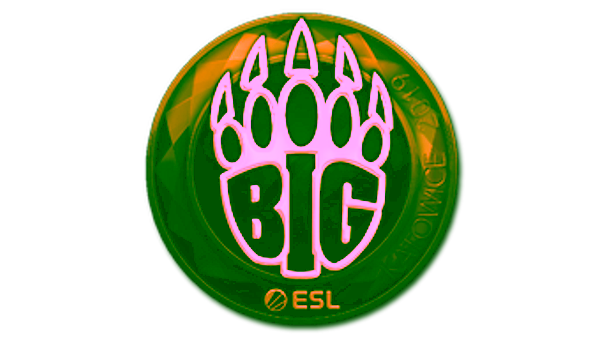 Display for Sticker | BIG (Gold) | Katowice 2019