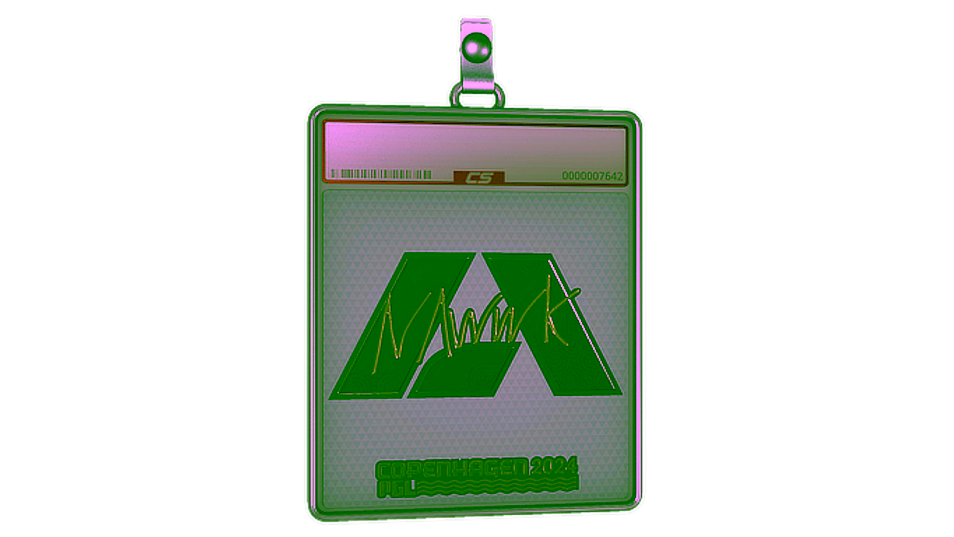 Display for Sticker Slab | nawwk (Gold) | Copenhagen 2024