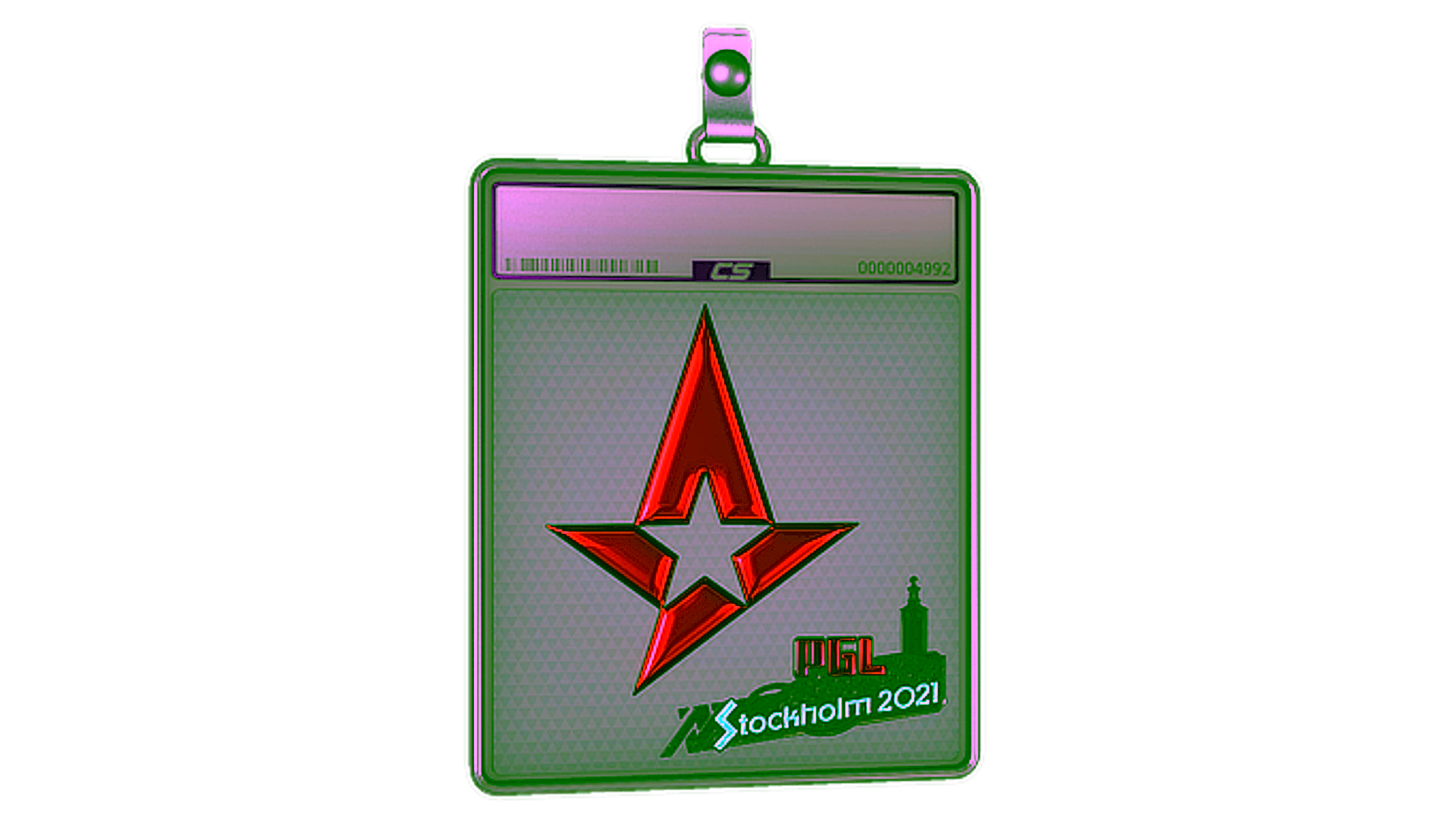 Display for Sticker Slab | Astralis (Foil) | Stockholm 2021