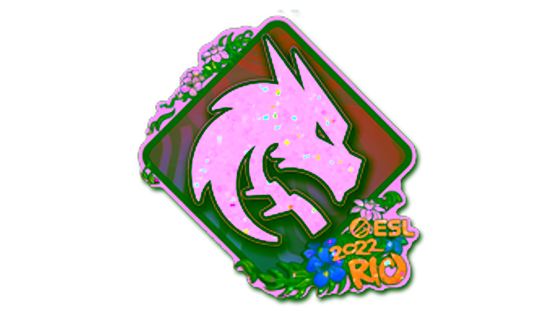 Display for Sticker | Team Spirit (Glitter) | Rio 2022