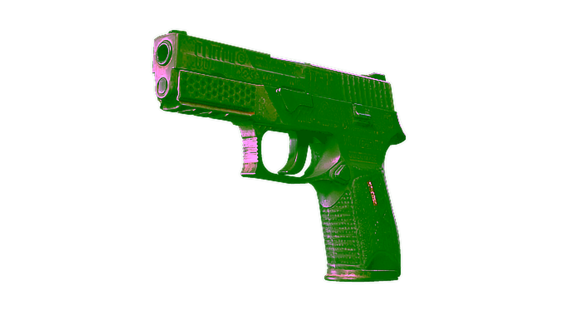 Display for P250 | Bullfrog (Battle-Scarred)
