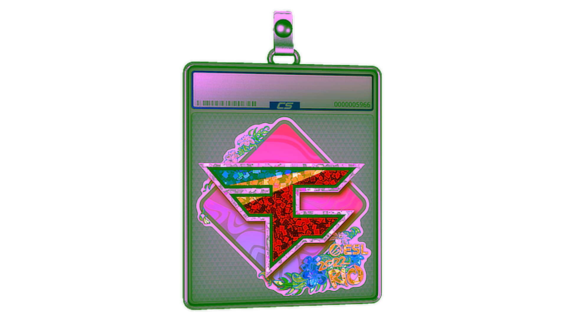 Display for Sticker Slab | FaZe Clan (Glitter) | Rio 2022