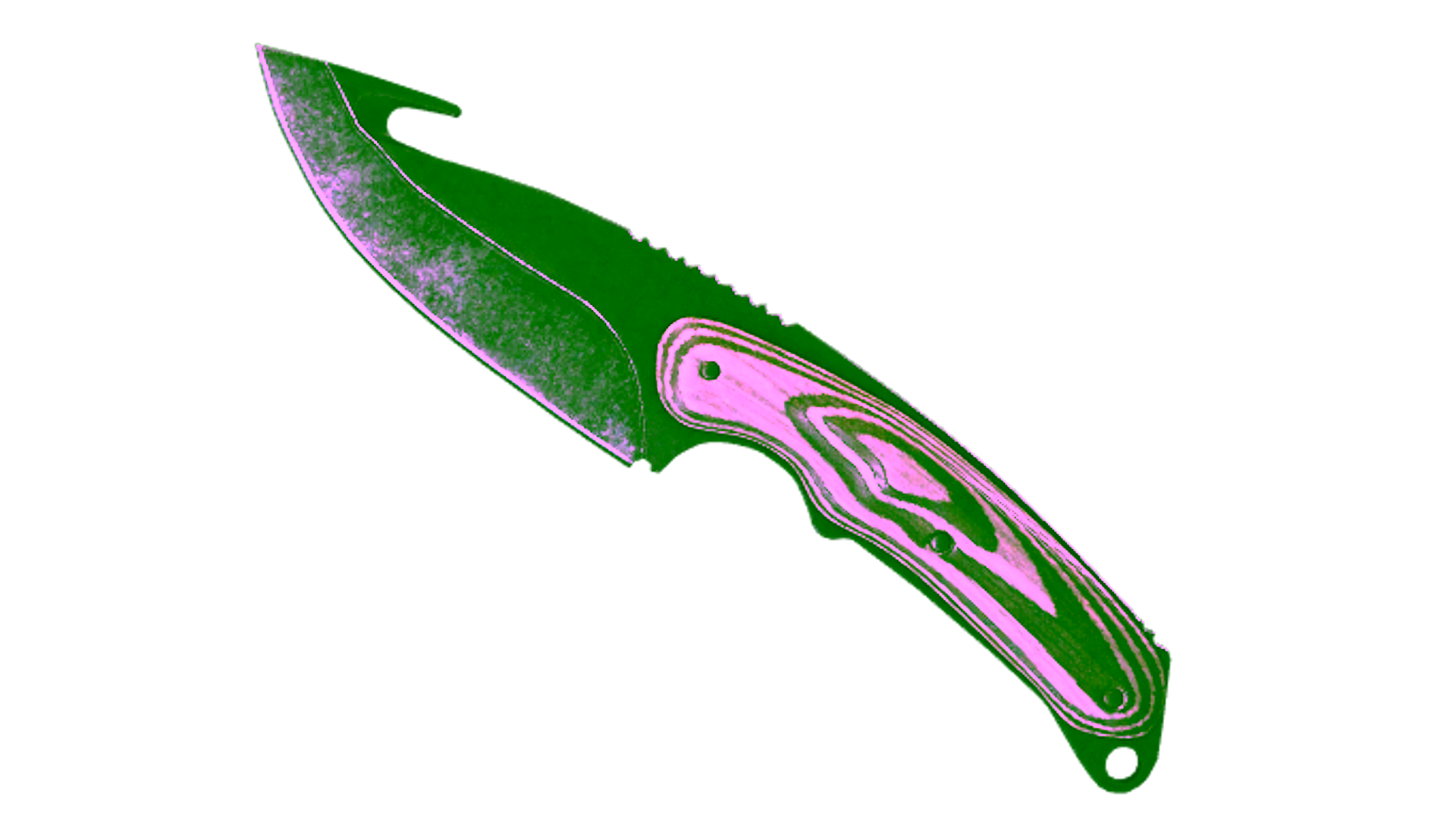 Display for ★ StatTrak™ Gut Knife | Black Laminate (Minimal Wear)