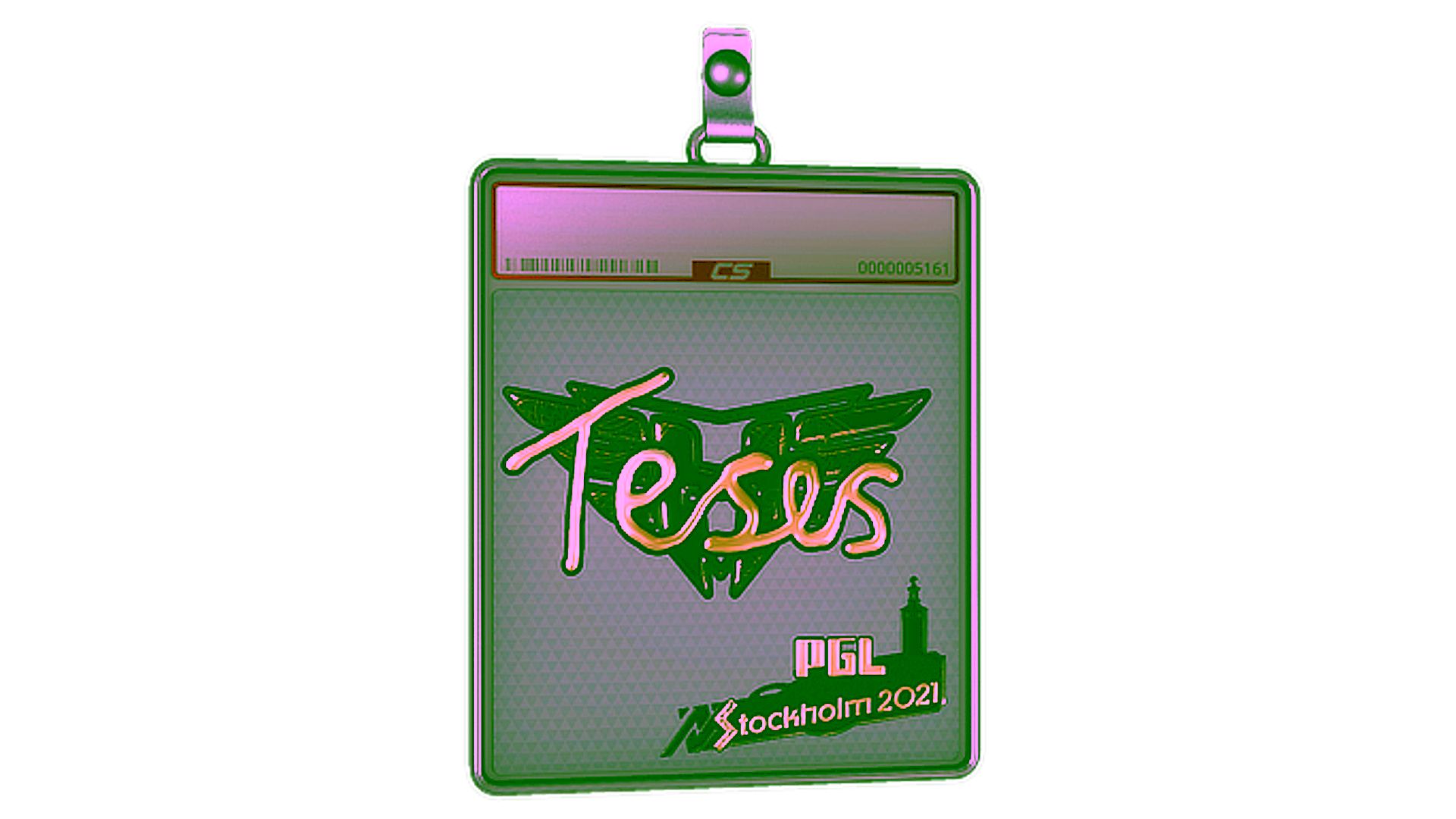 Display for Sticker Slab | TeSeS (Gold) | Stockholm 2021