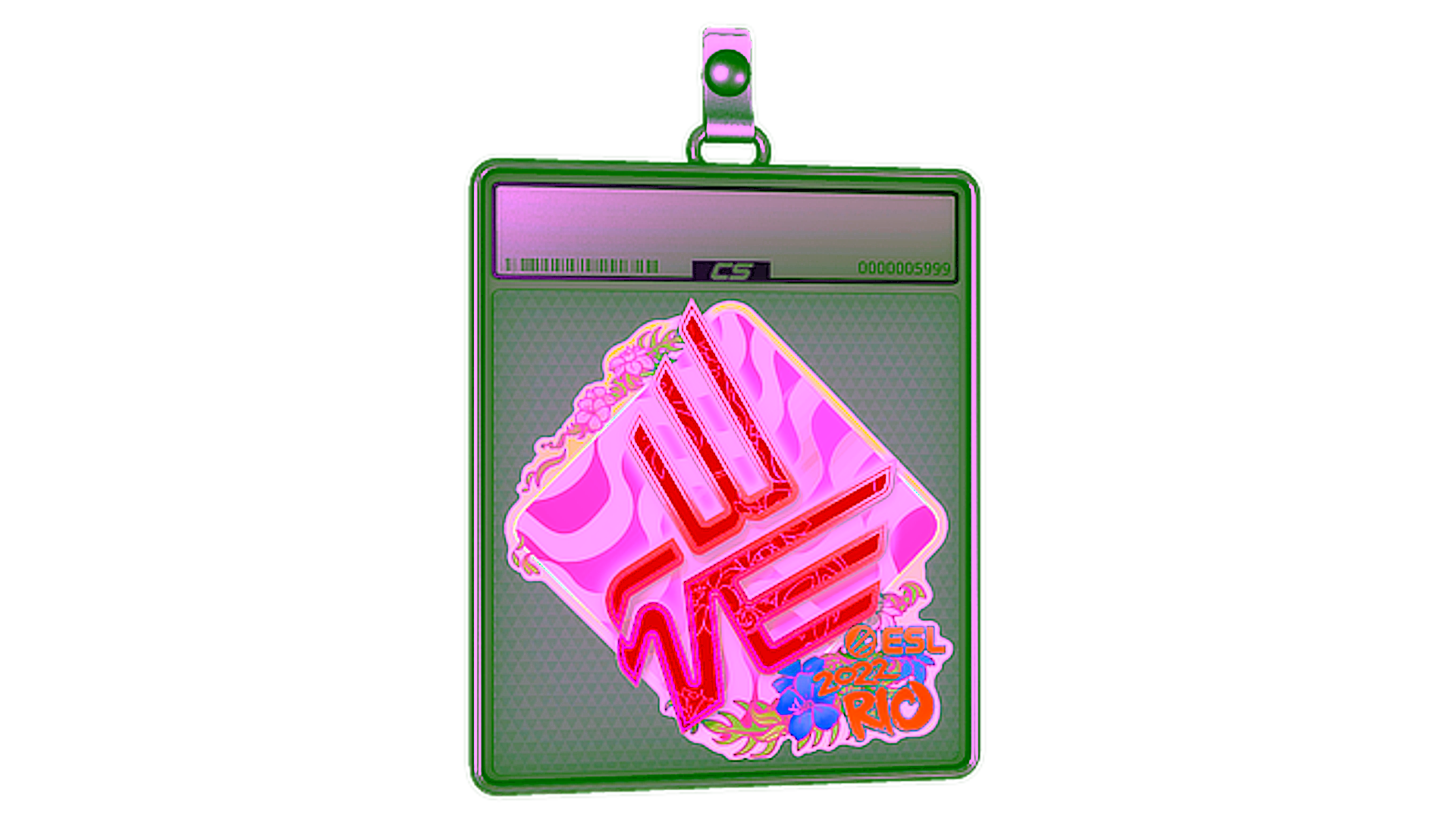 Display for Sticker Slab | Bad News Eagles (Holo) | Rio 2022