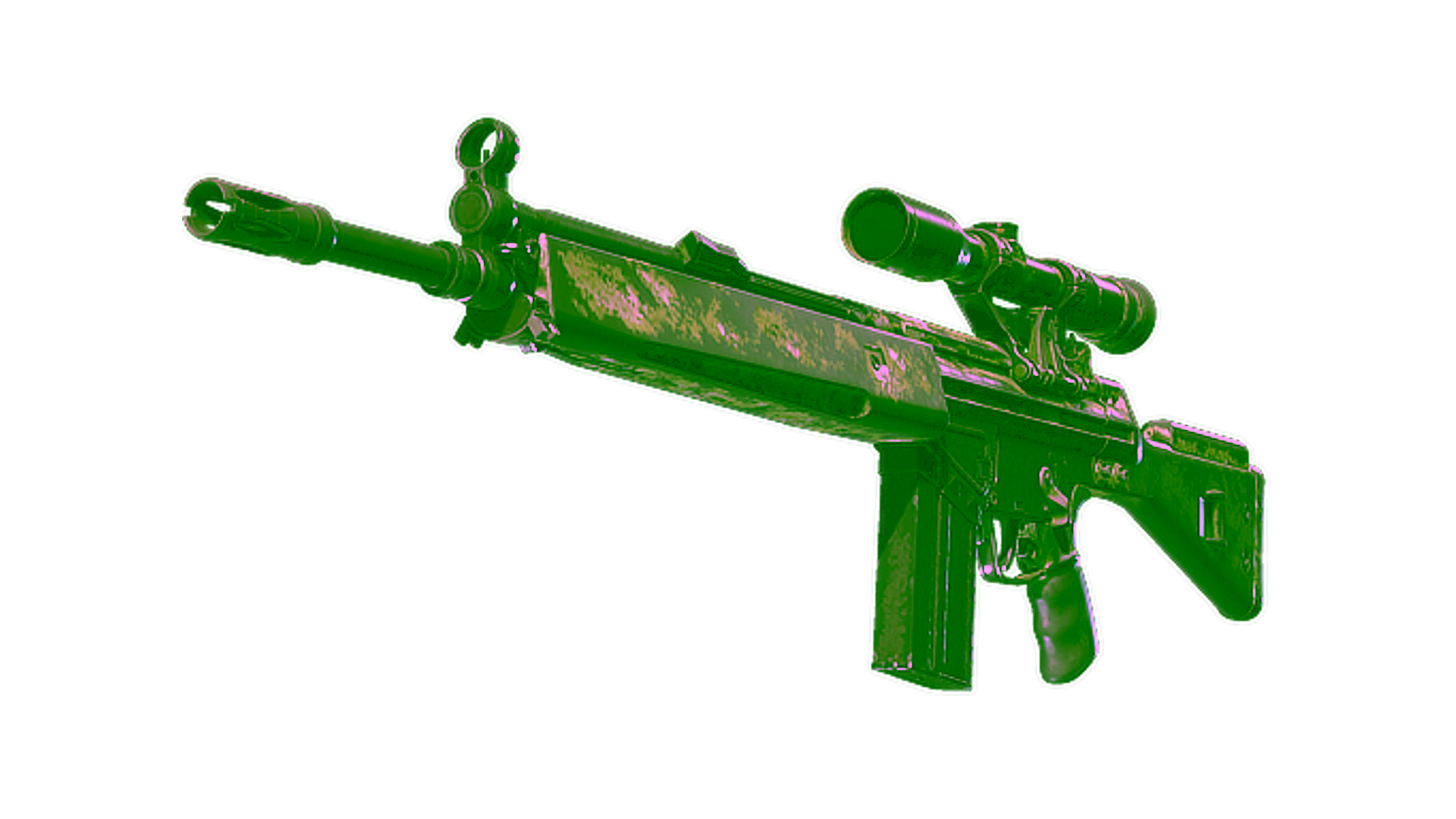 Display for Souvenir G3SG1 | Green Cell (Battle-Scarred)