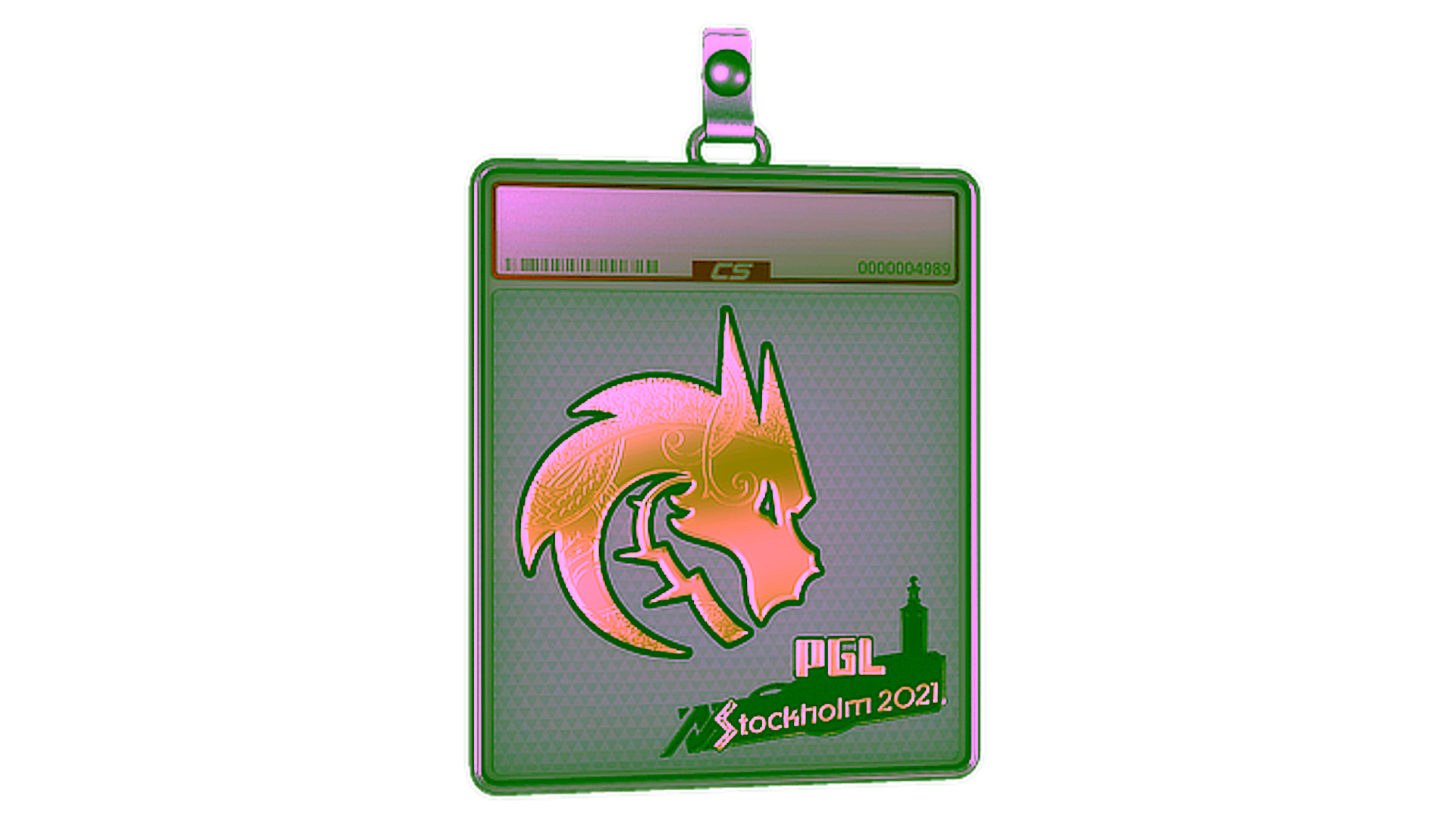 Mostrar para Sticker Slab | Team Spirit (Gold) | Stockholm 2021