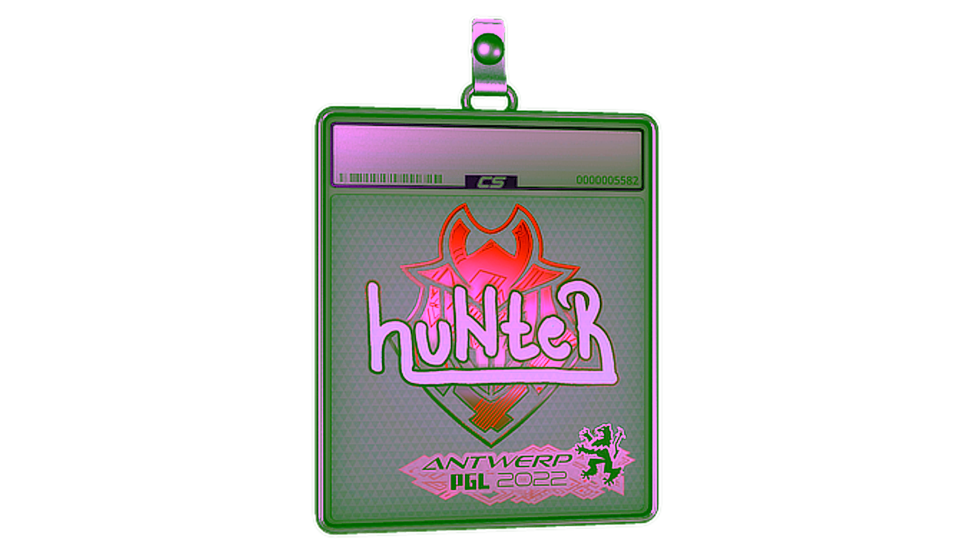 Affichage pour Sticker Slab | huNter (Holo) | Antwerp 2022