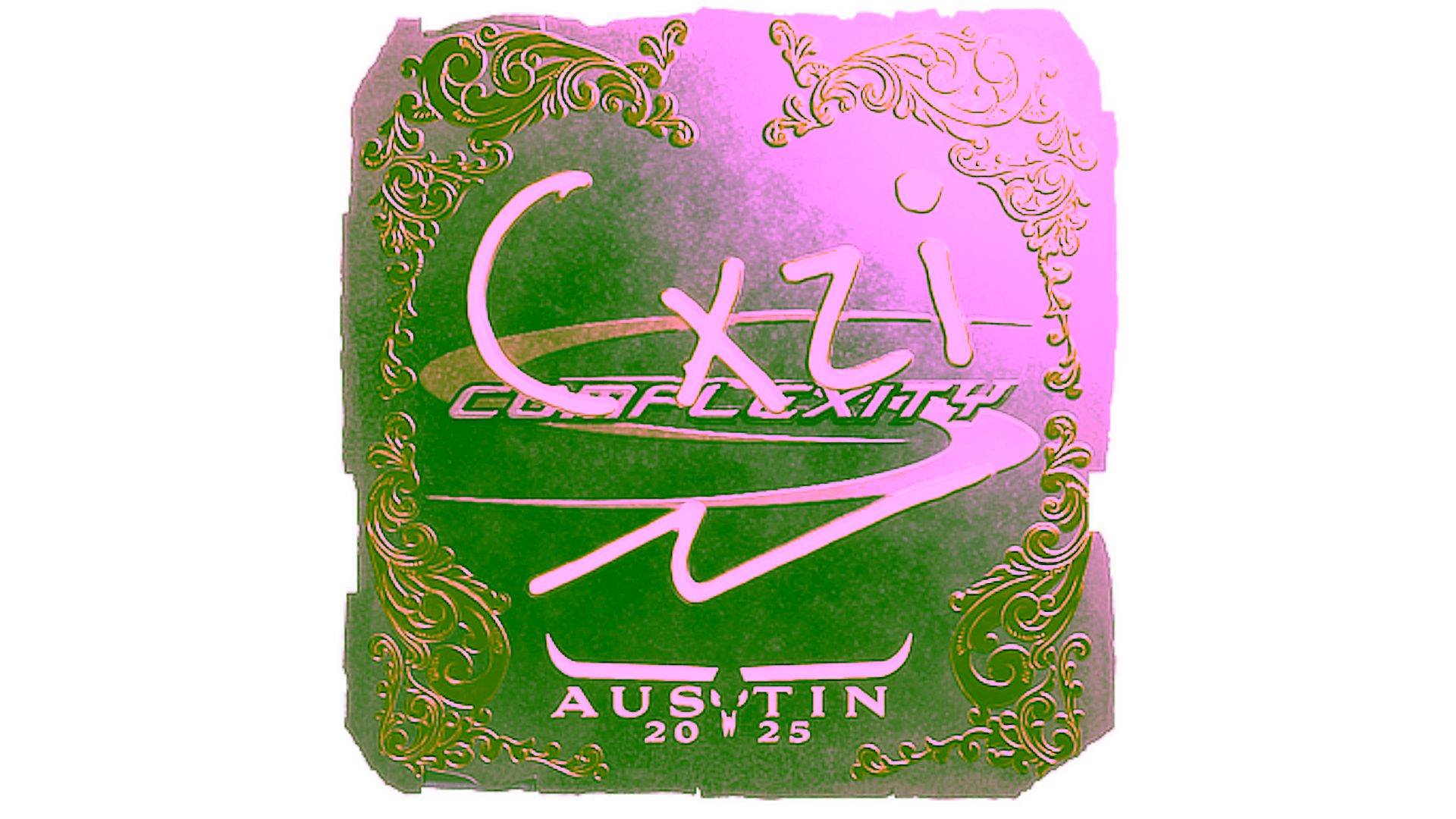 Exibição para Sticker | Cxzi (Gold) | Austin 2025