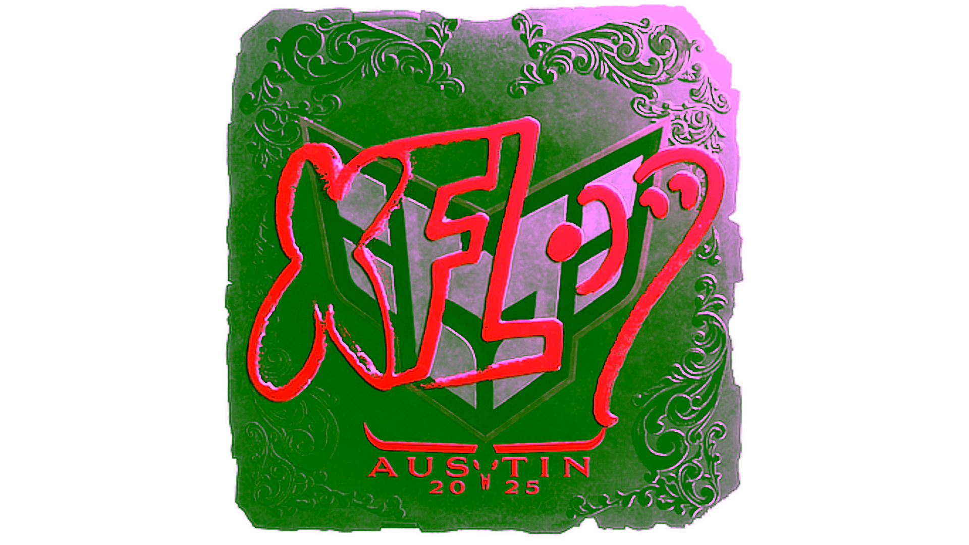 Display for Sticker | xfl0ud (Foil) | Austin 2025