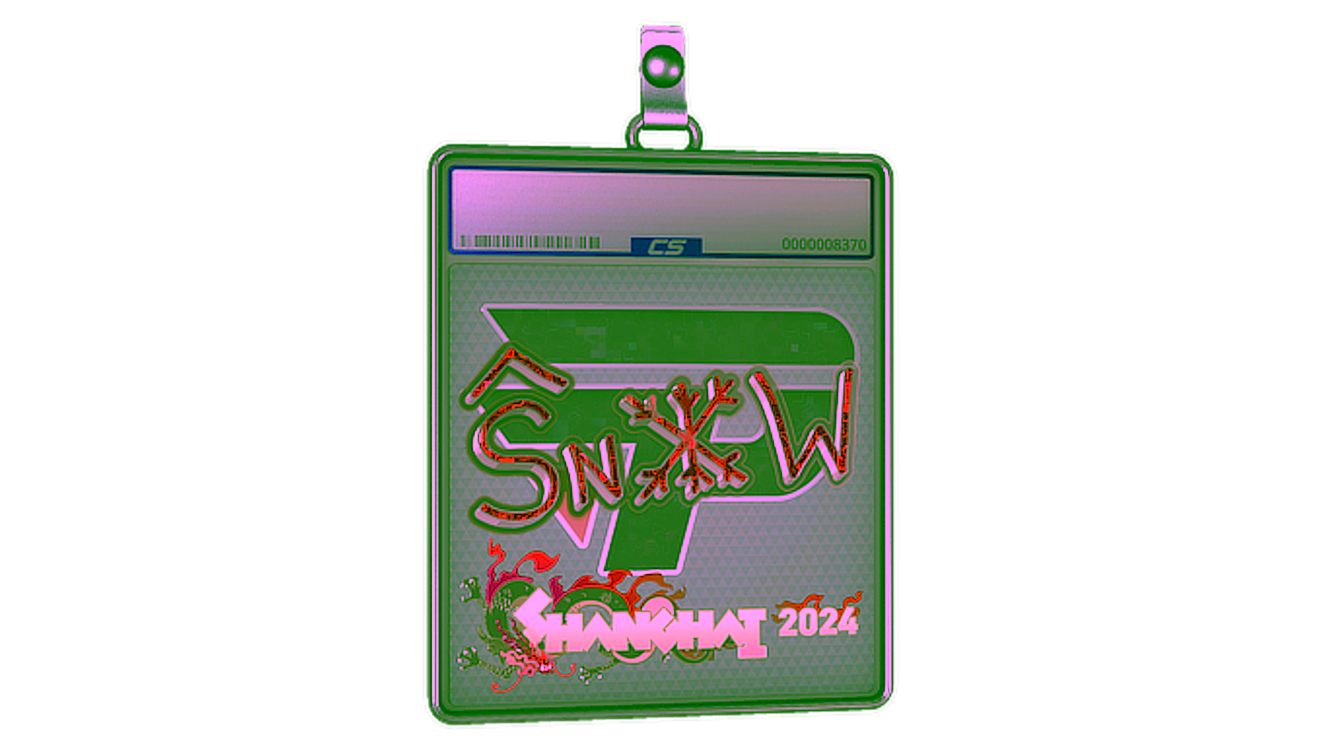 Display for Sticker Slab | snow (Glitter) | Shanghai 2024