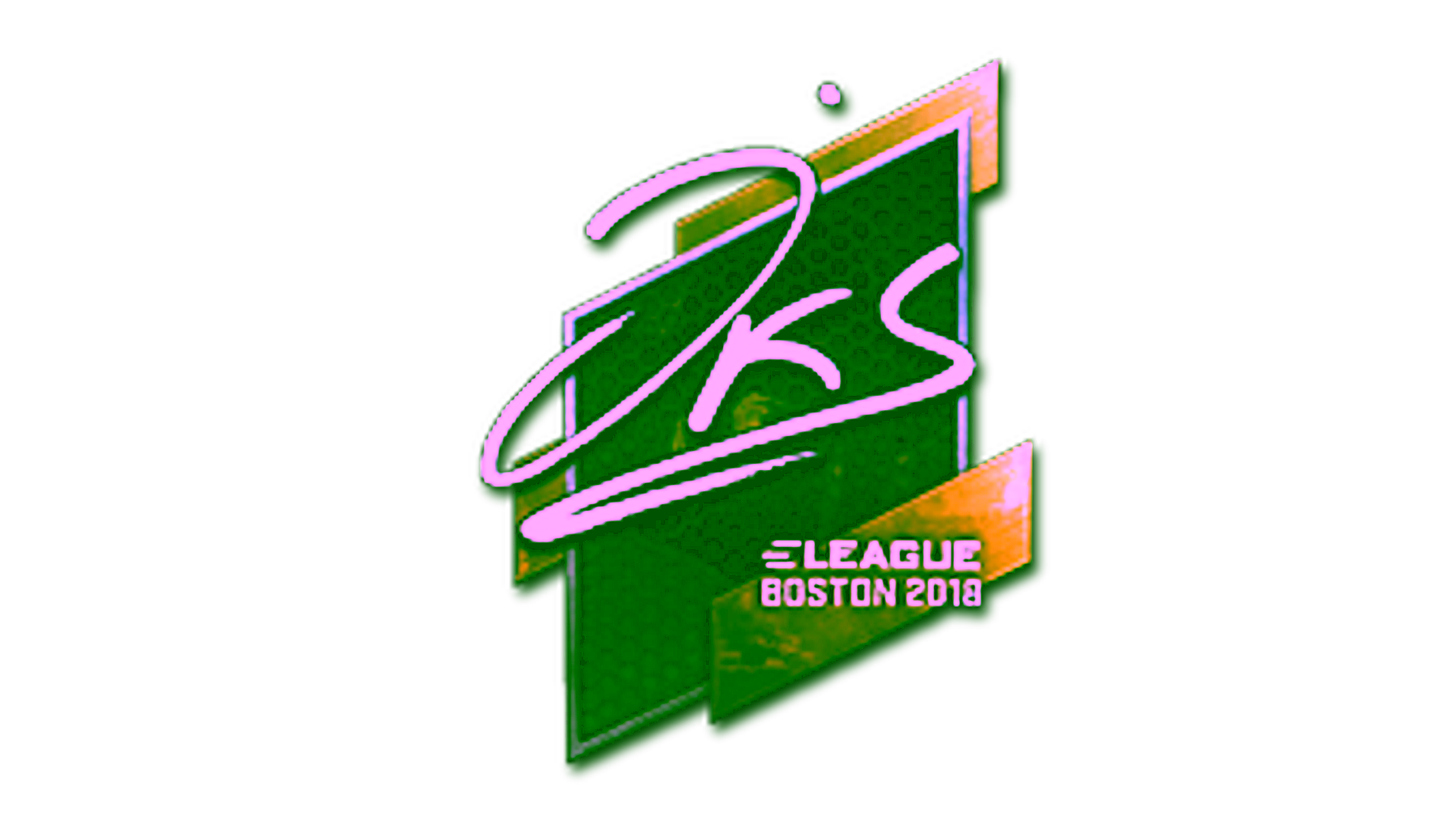 Display for Sticker | jks (Foil) | Boston 2018