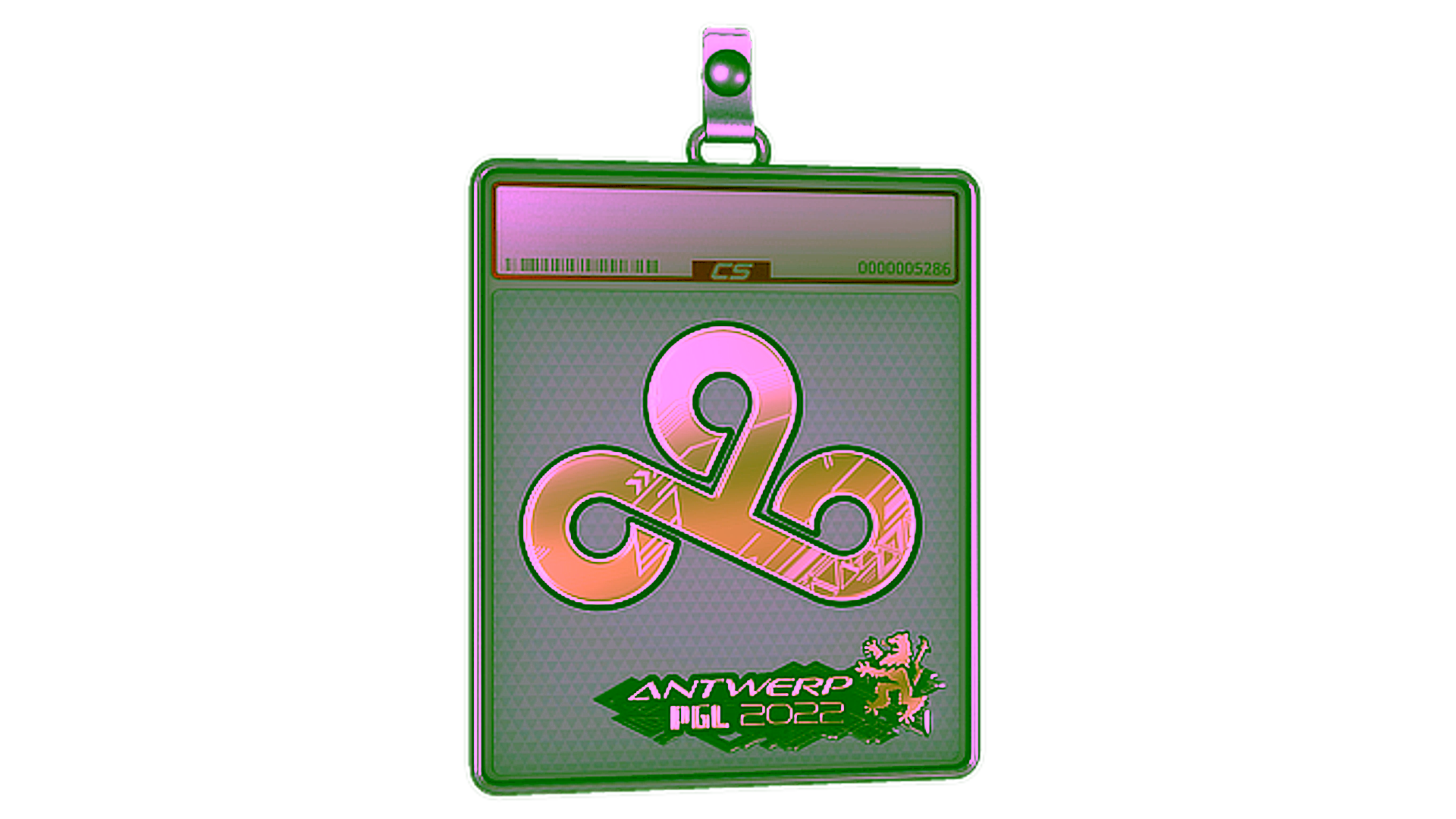 Display for Sticker Slab | Cloud9 (Gold) | Antwerp 2022