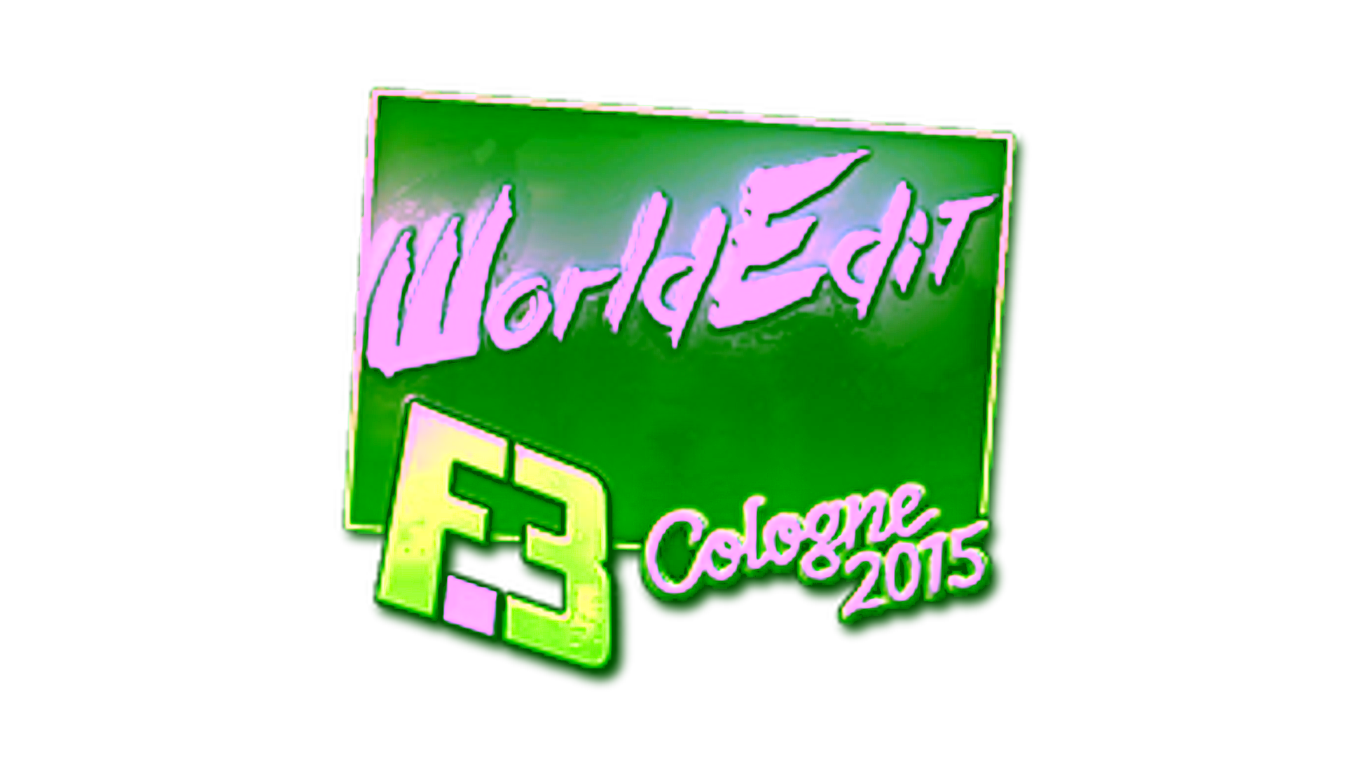 Rodyti Sticker | WorldEdit (Foil) | Cologne 2015