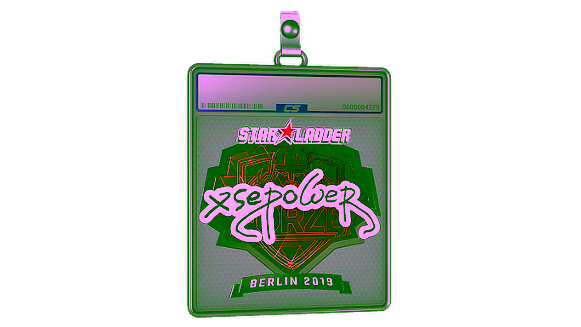 Display for Sticker Slab | xsepower (Foil) | Berlin 2019