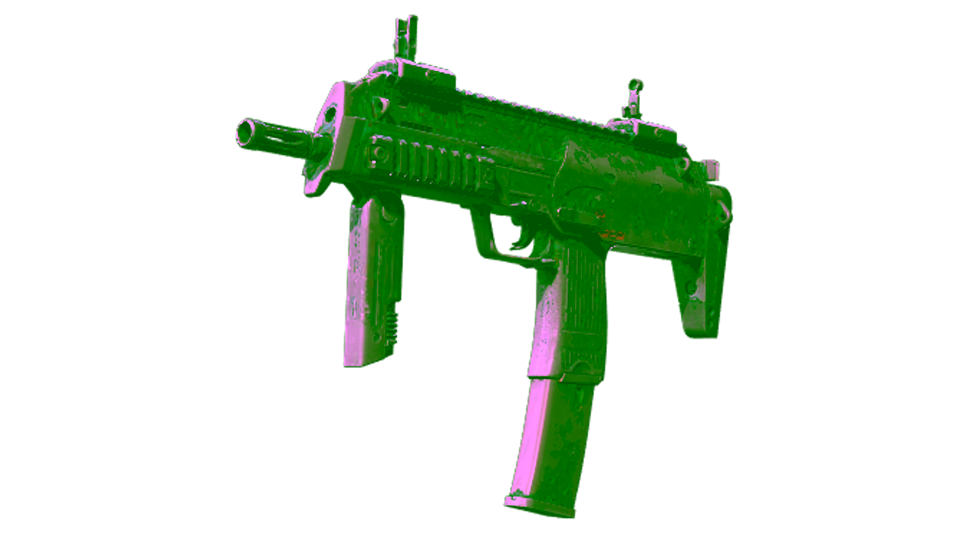 Display for Souvenir MP7 | Teal Blossom (Battle-Scarred)