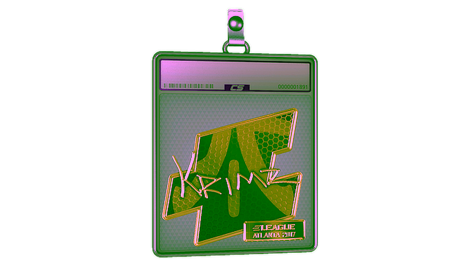Display for Sticker Slab | KRIMZ (Gold) | Atlanta 2017