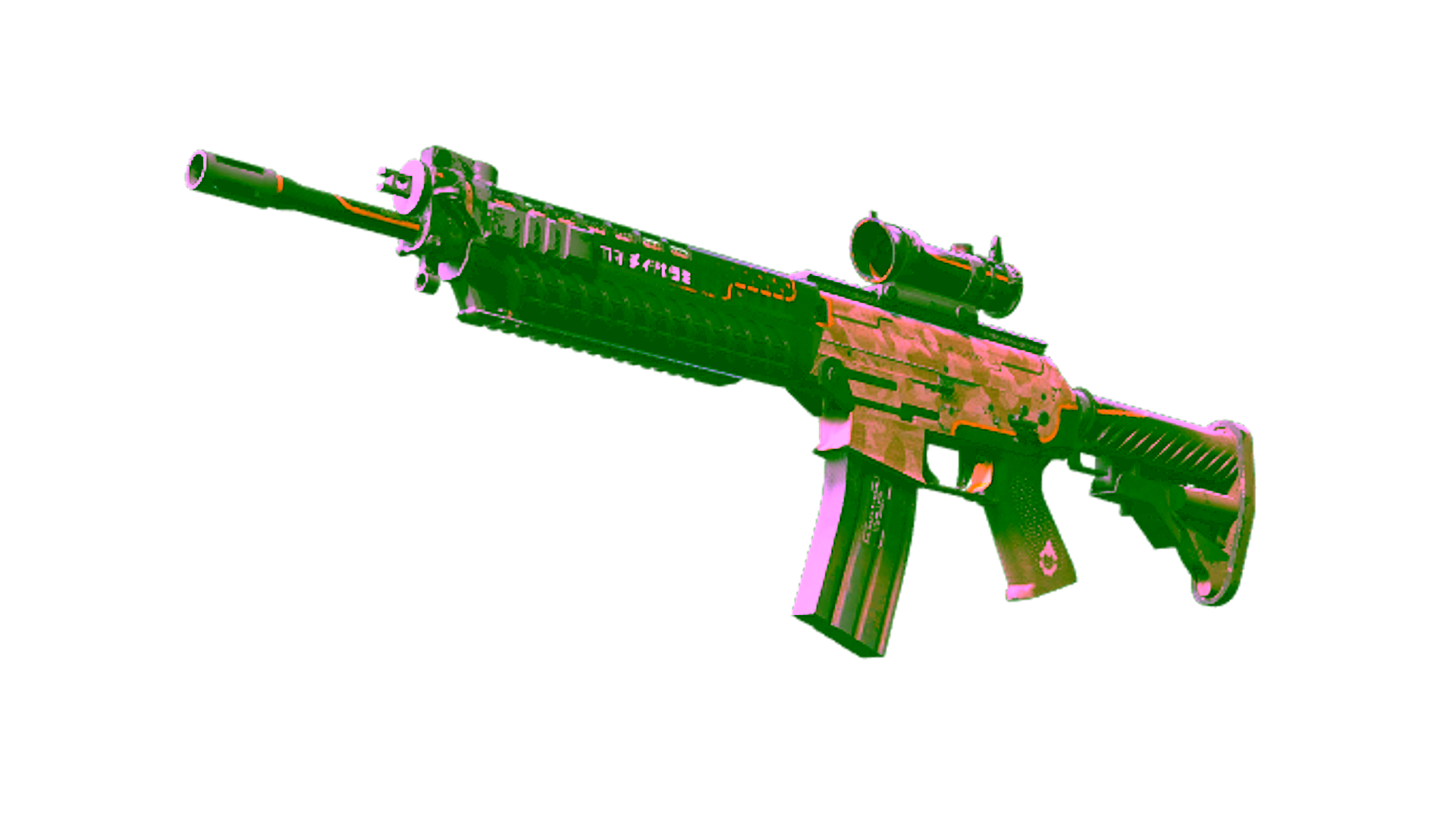 Display for StatTrak™ SG 553 | Triarch (Well-Worn)